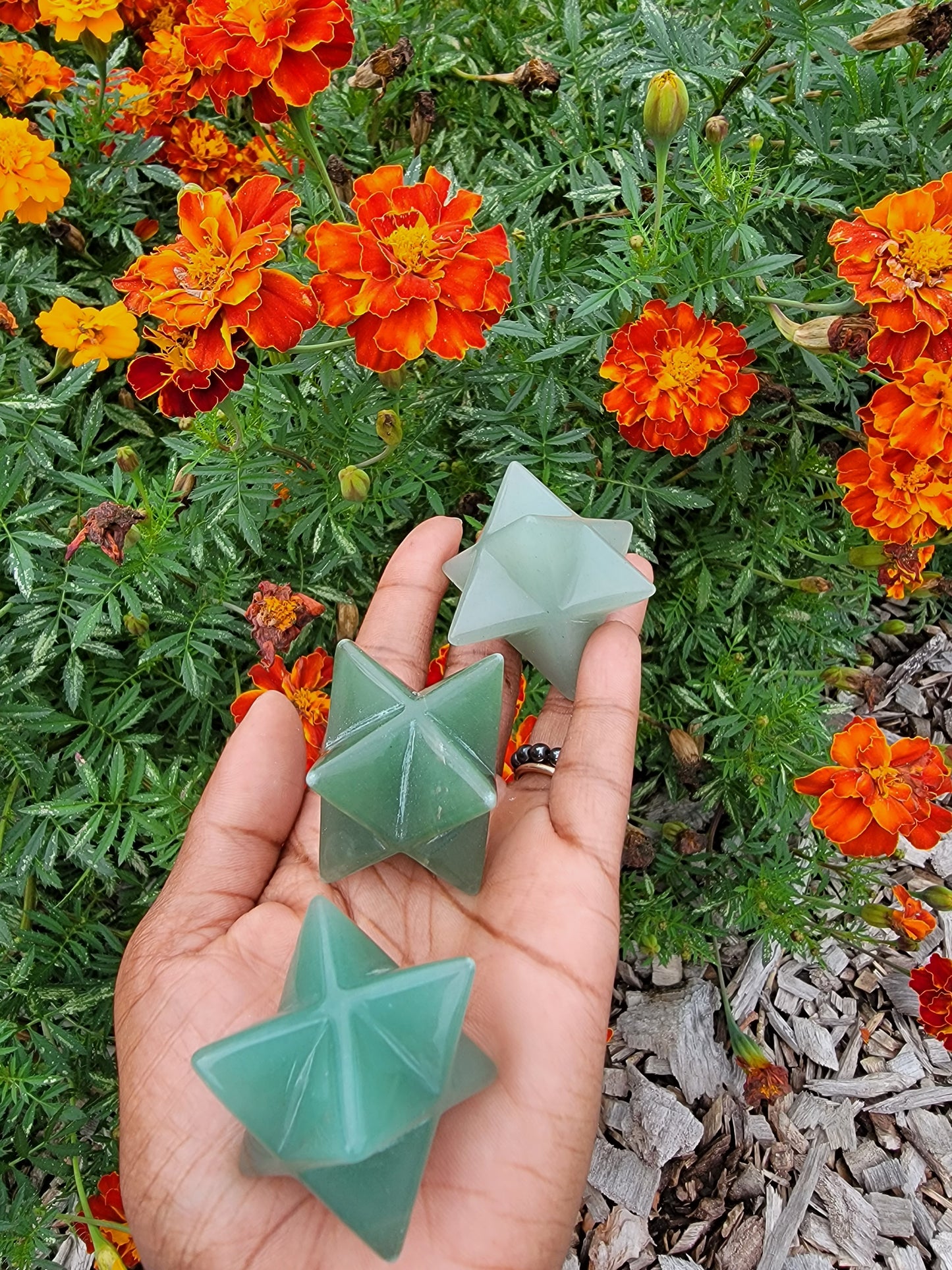 Green Aventurine Star