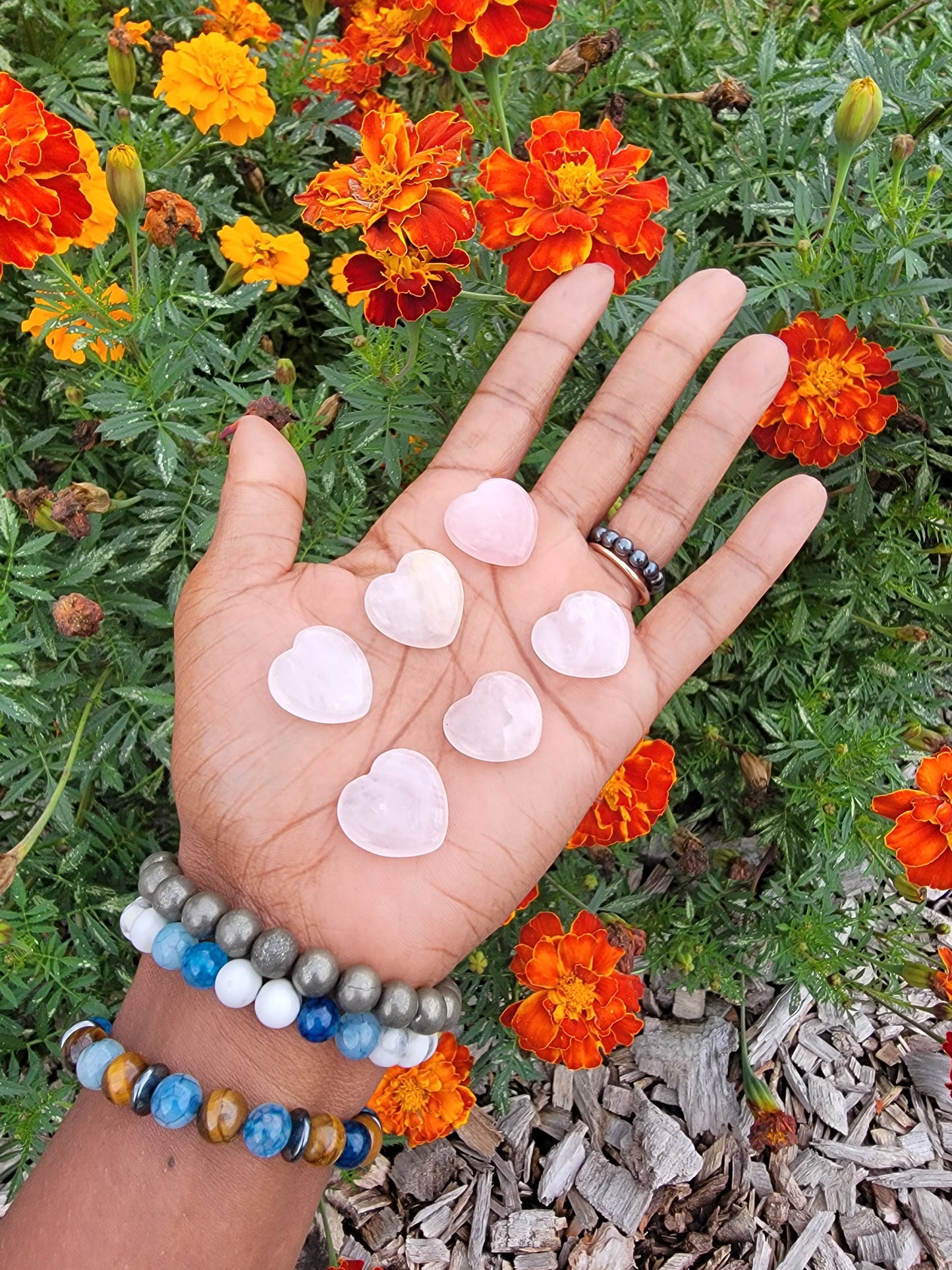 Rose Quartz Heart