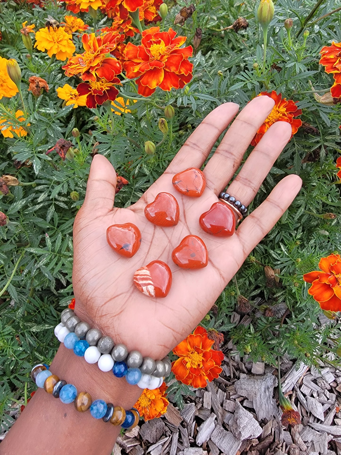 Red Jasper Mini Heart