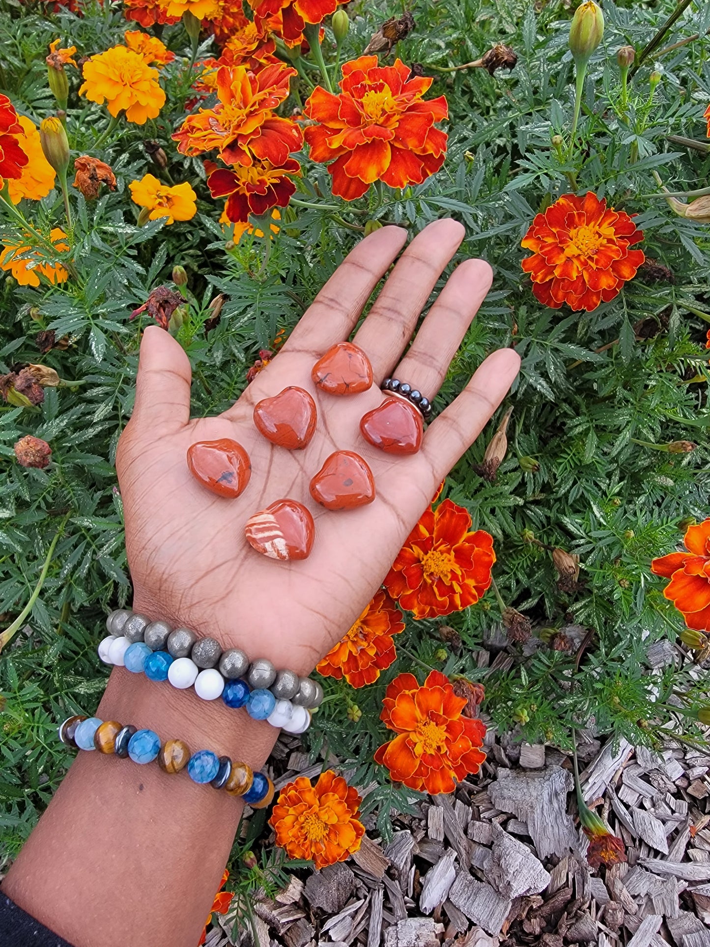 Red Jasper Mini Heart