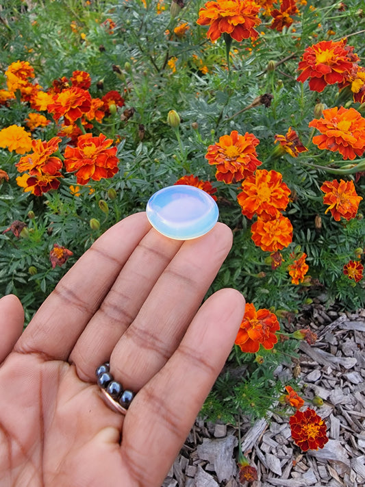 Opalite Mini Palm Stone