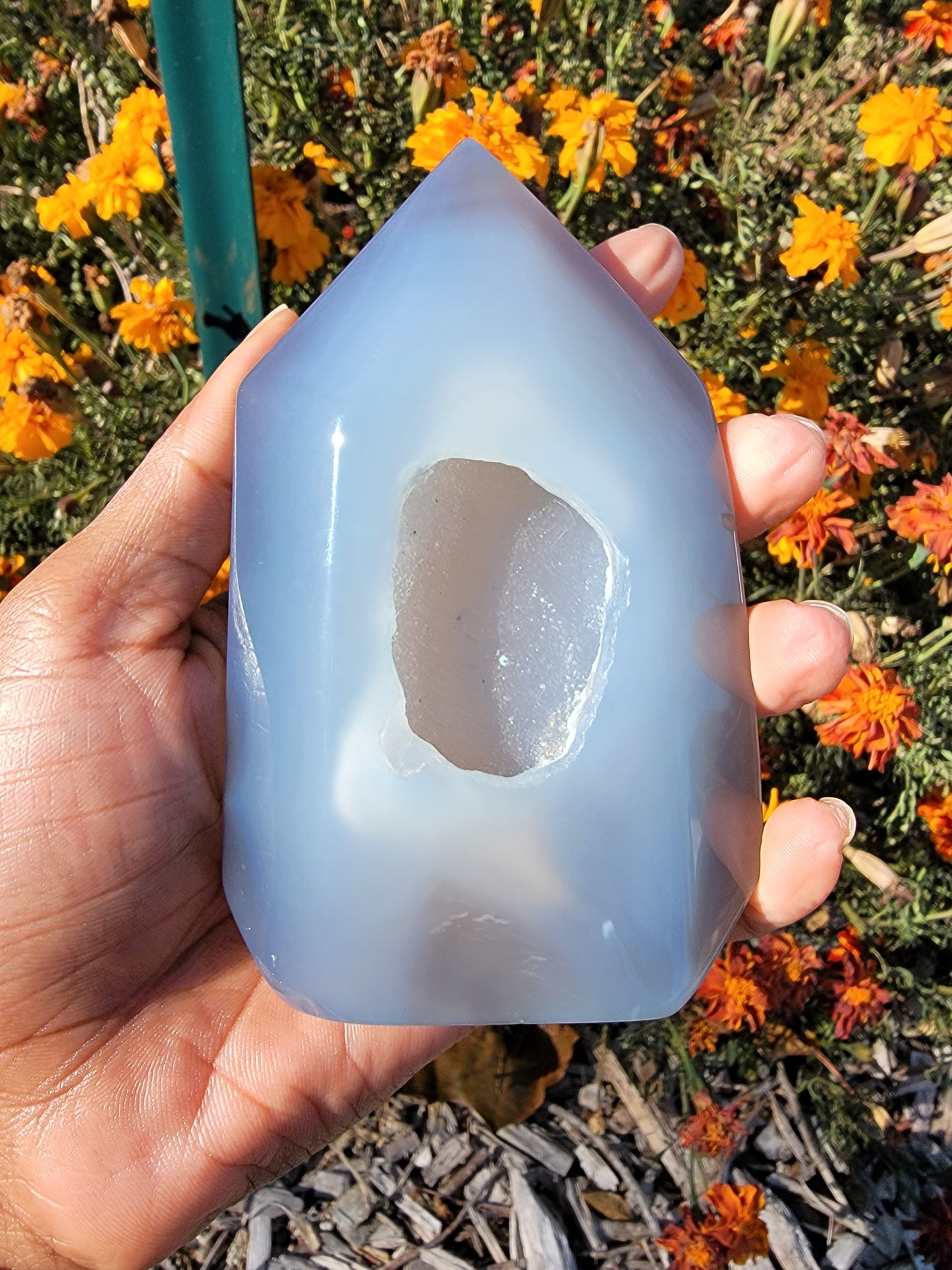 Druzy Agate Polished Point