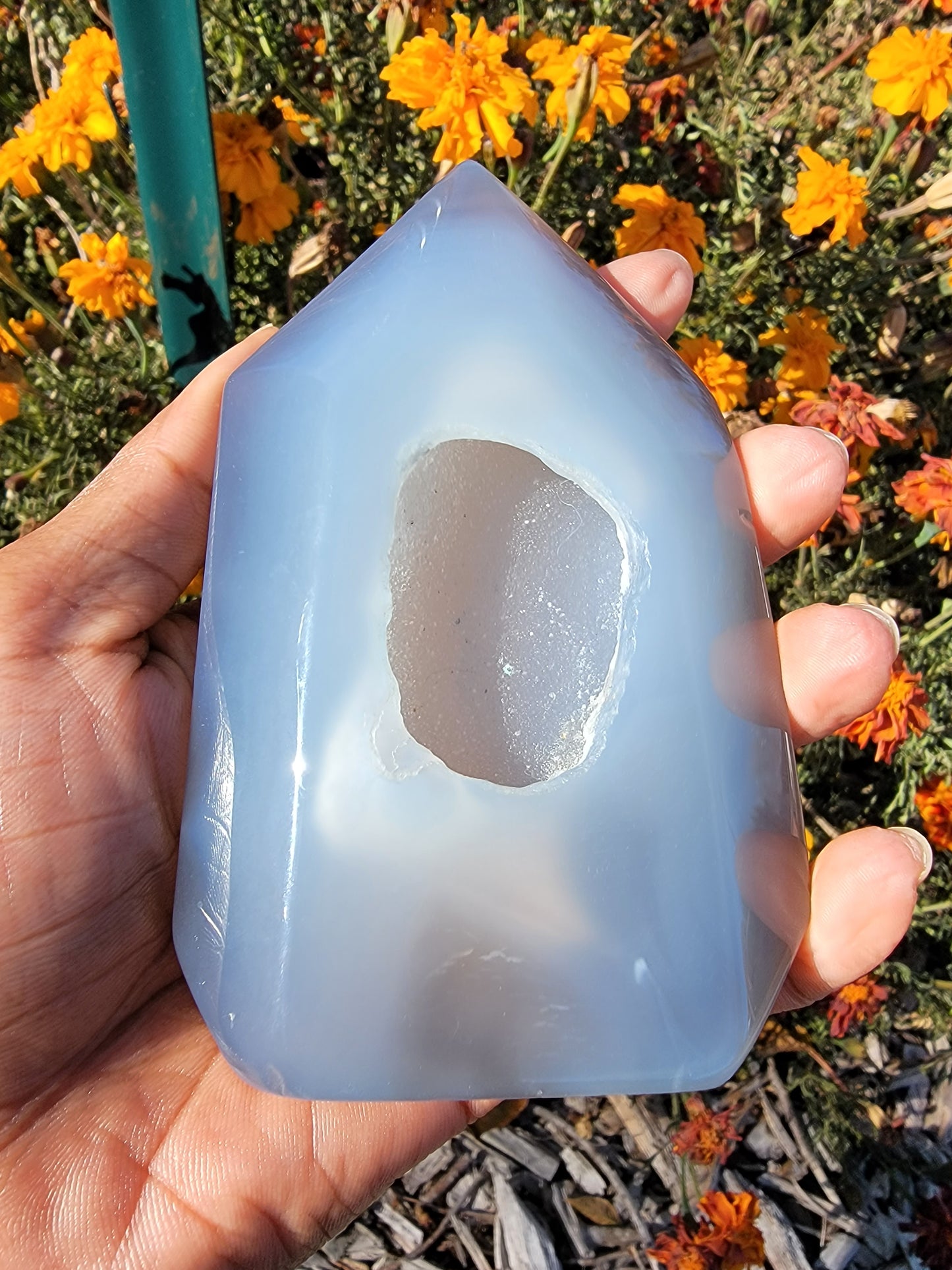 Druzy Agate Polished Point