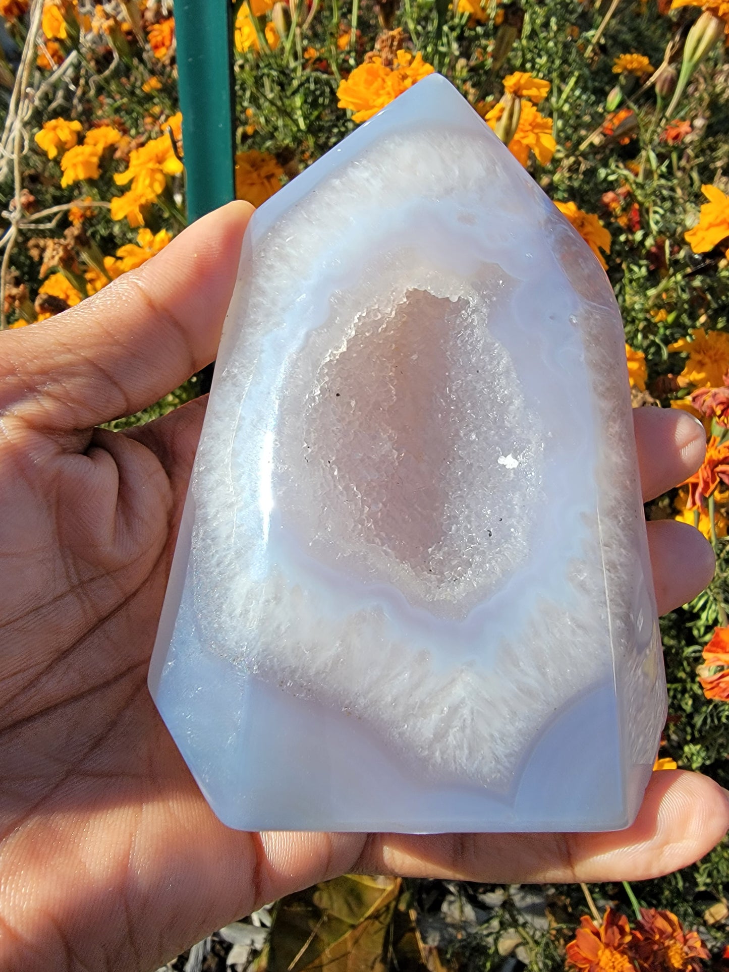 Druzy Agate Polished Point