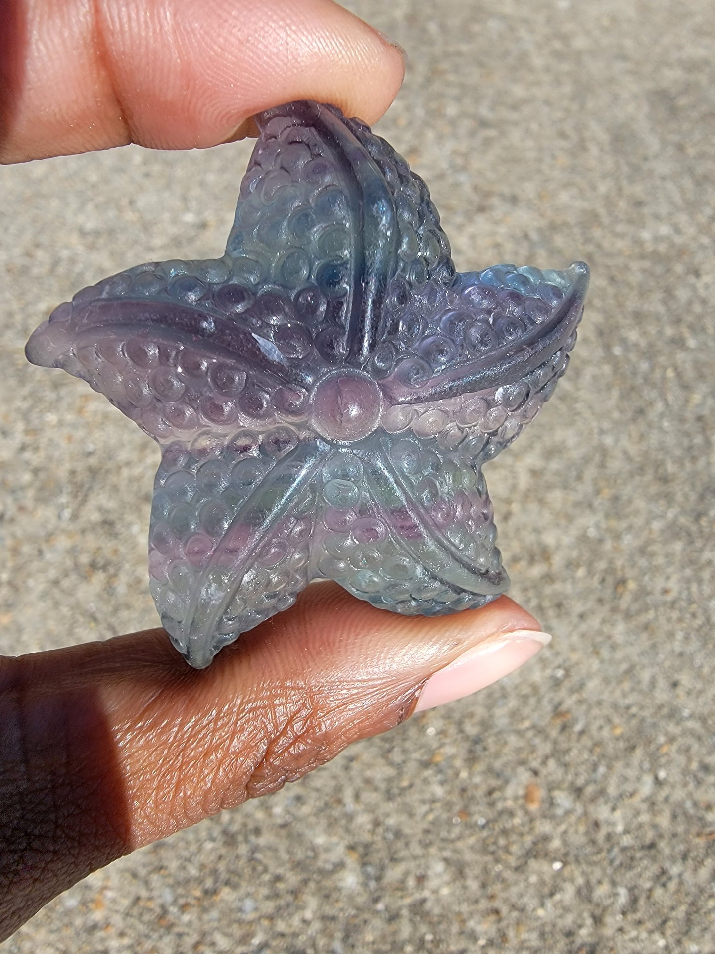 Fluorite Starfish