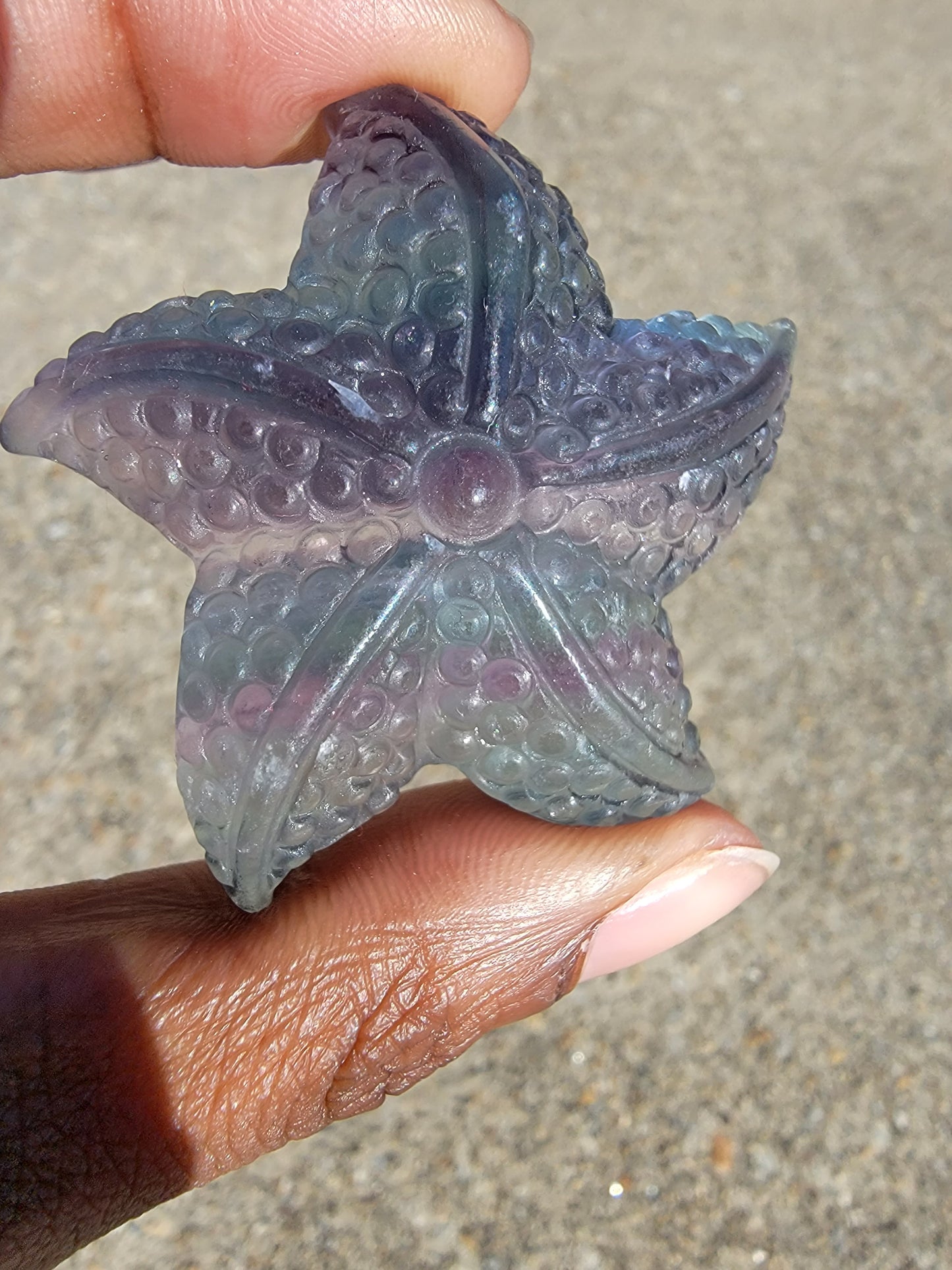 Fluorite Starfish