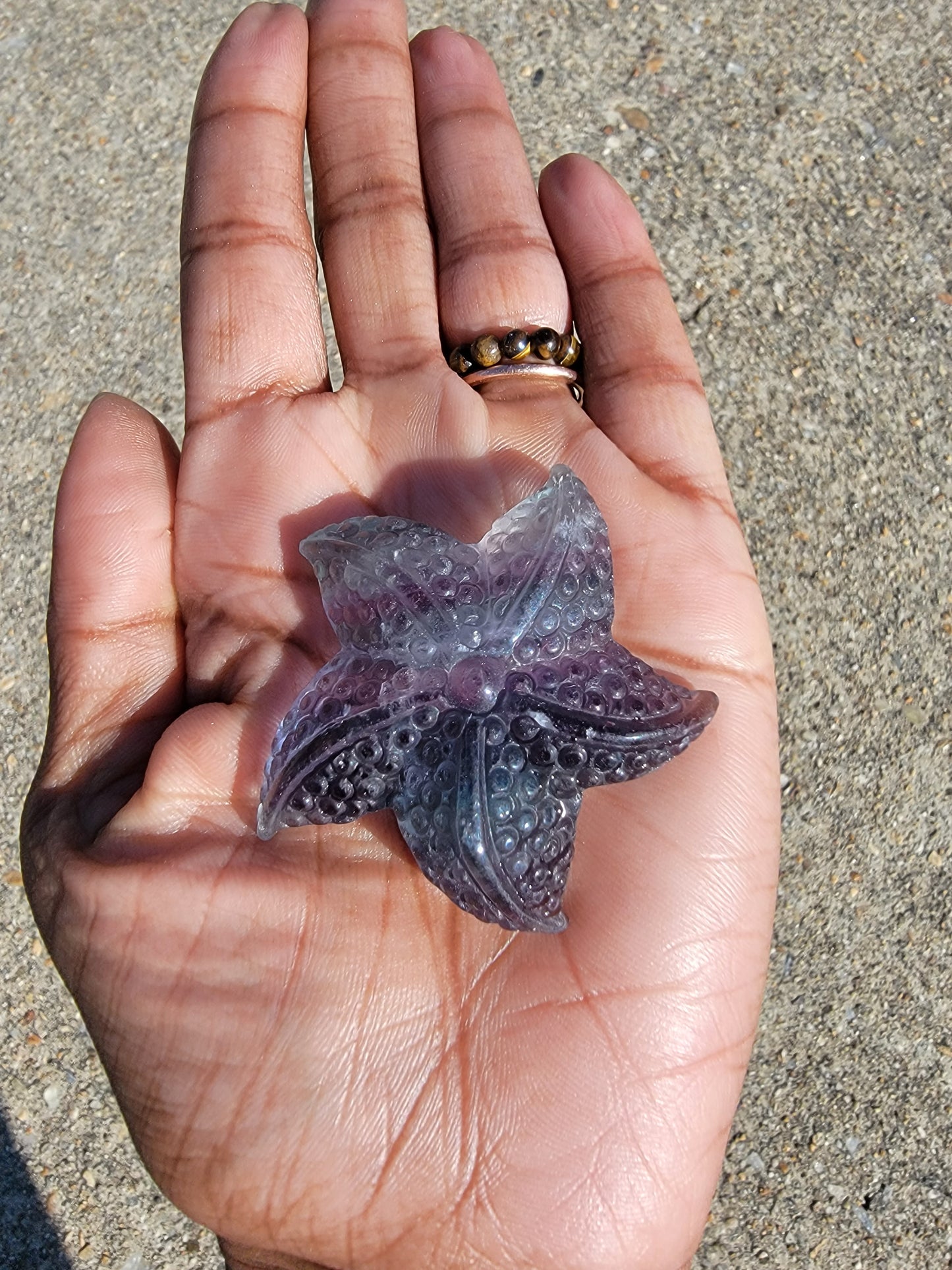 Fluorite Starfish