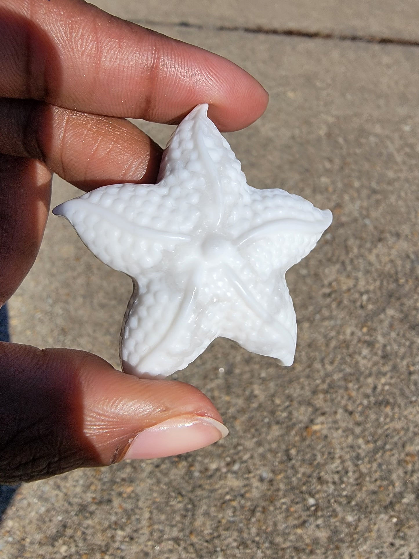 White Howlite Starfish