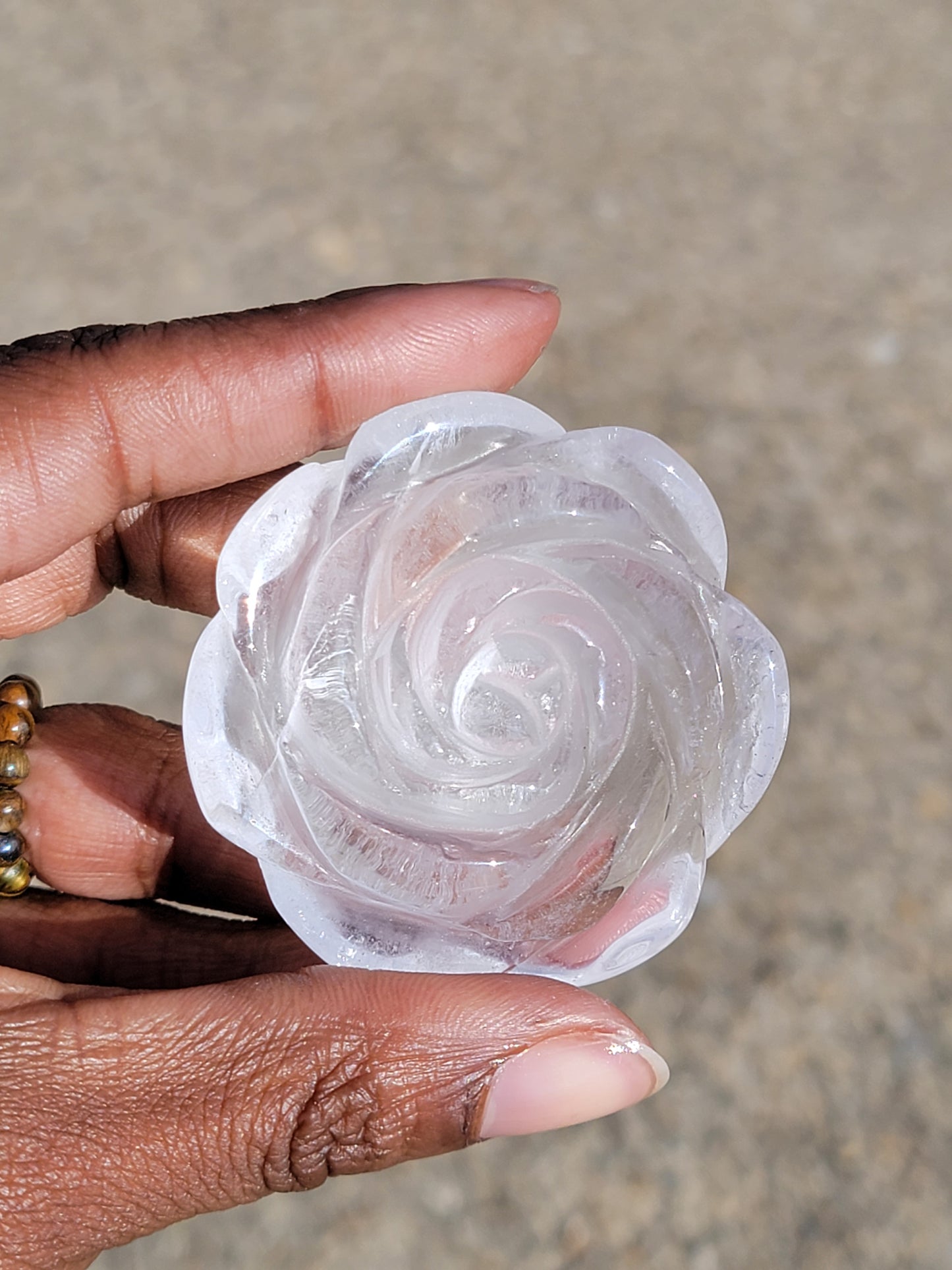 Clear Quartz Flower