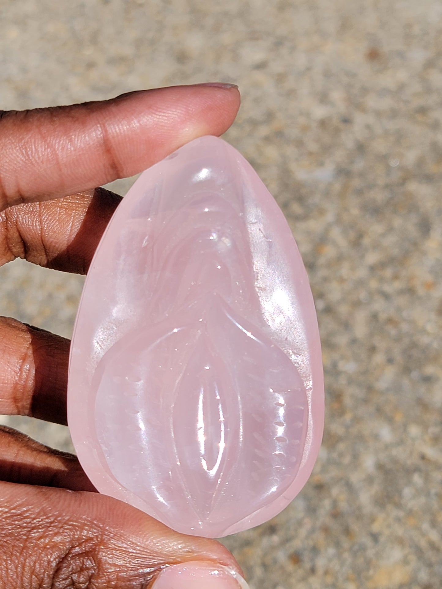 Rose Quartz Yoni