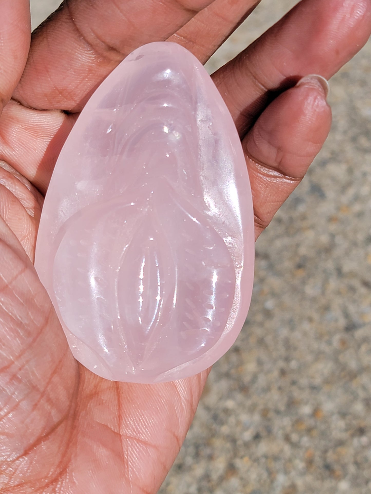 Rose Quartz Yoni