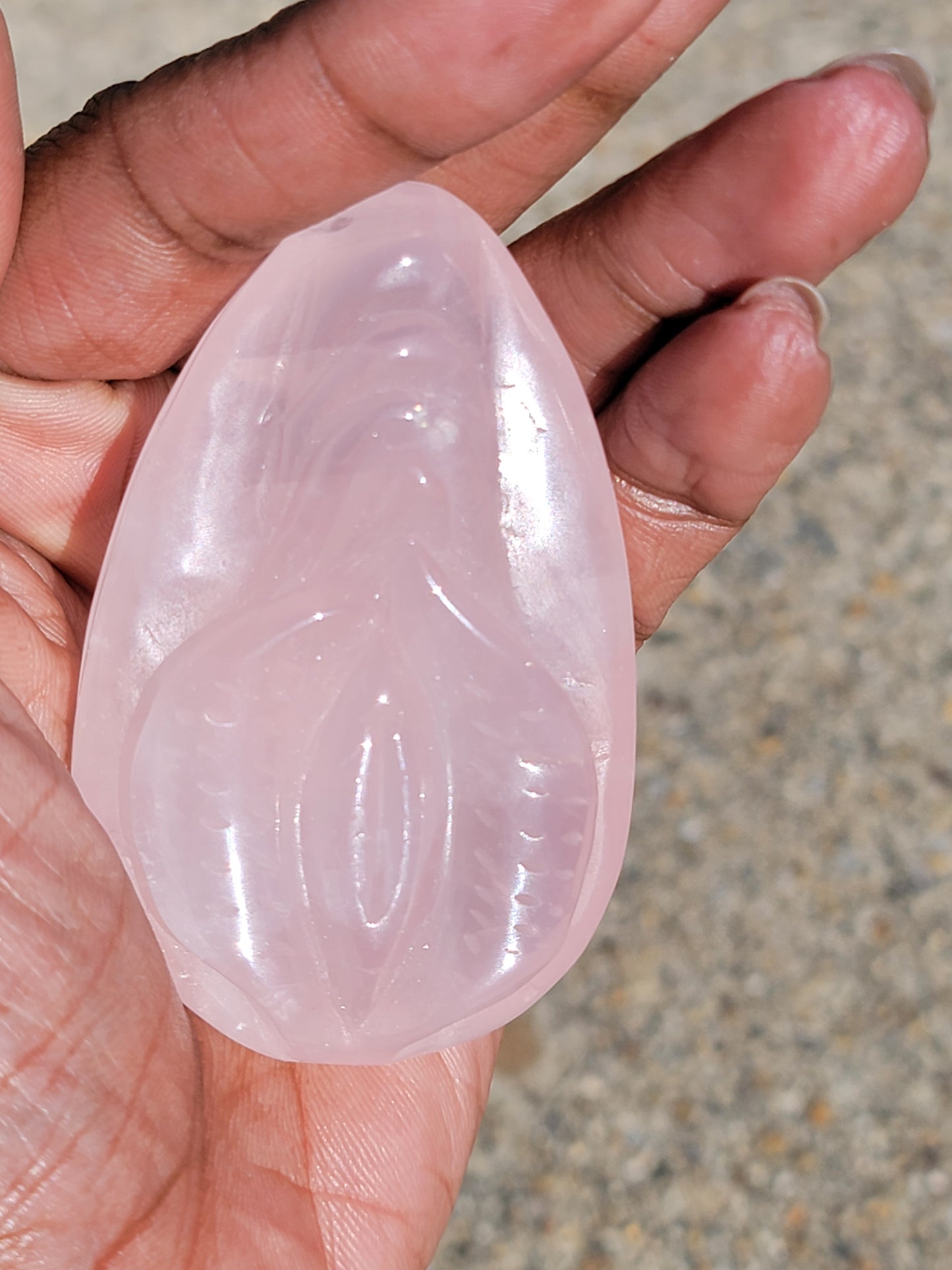 Rose Quartz Yoni