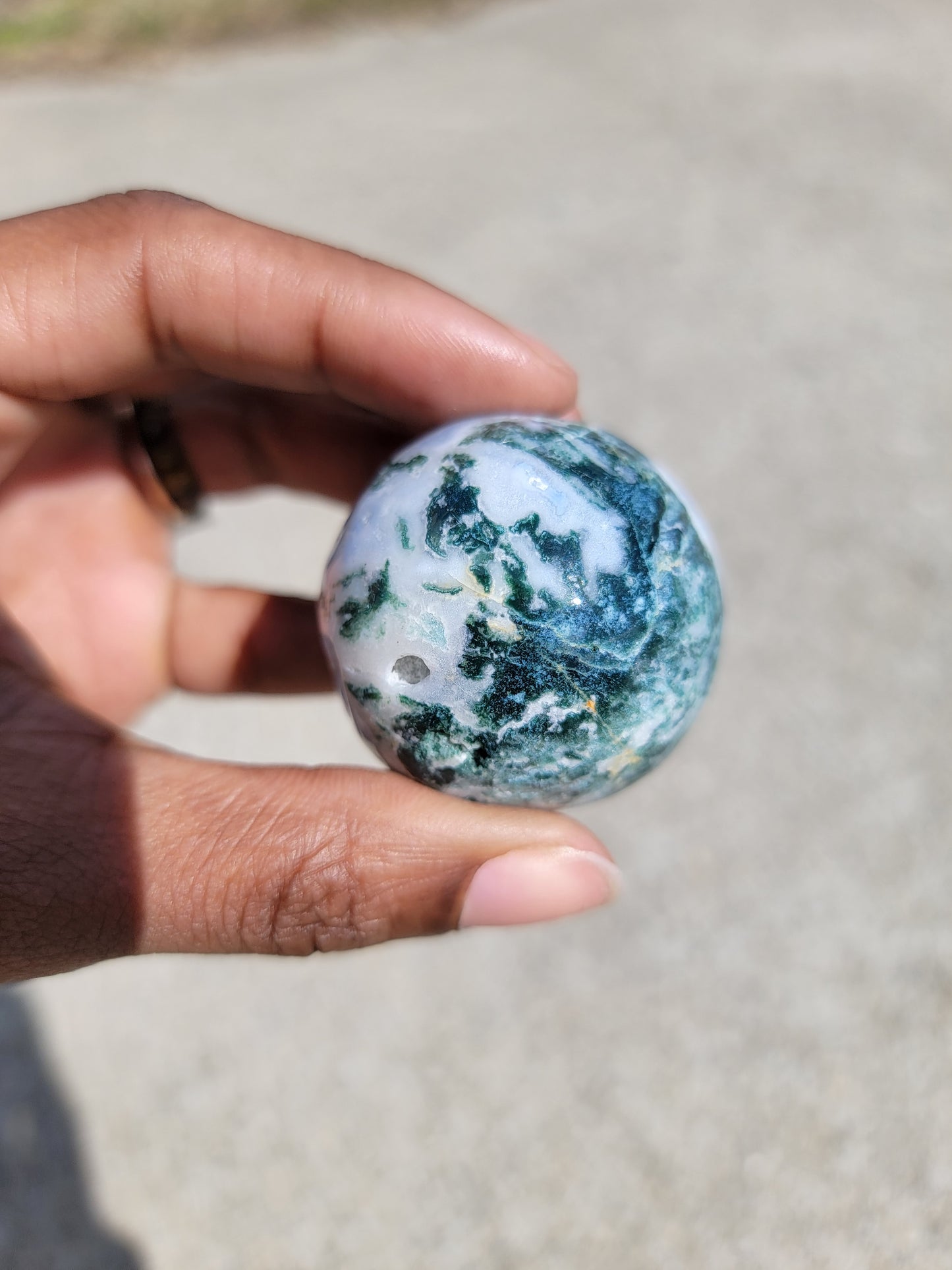 Moss Agate Sphere A