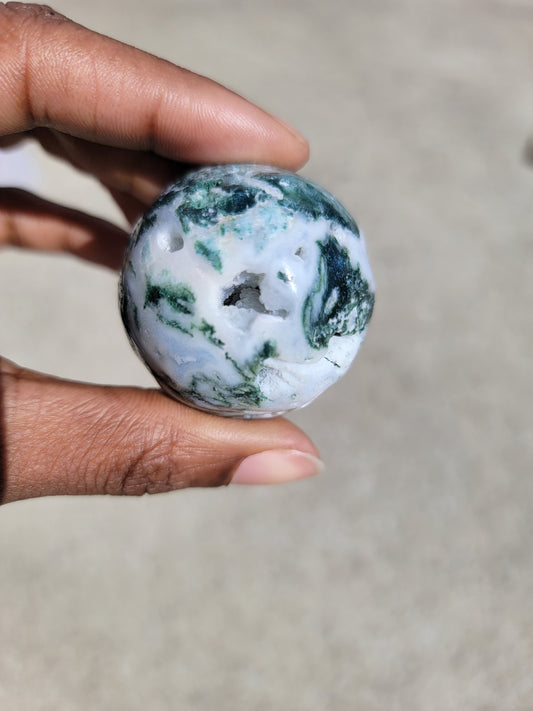 Moss Agate Sphere A