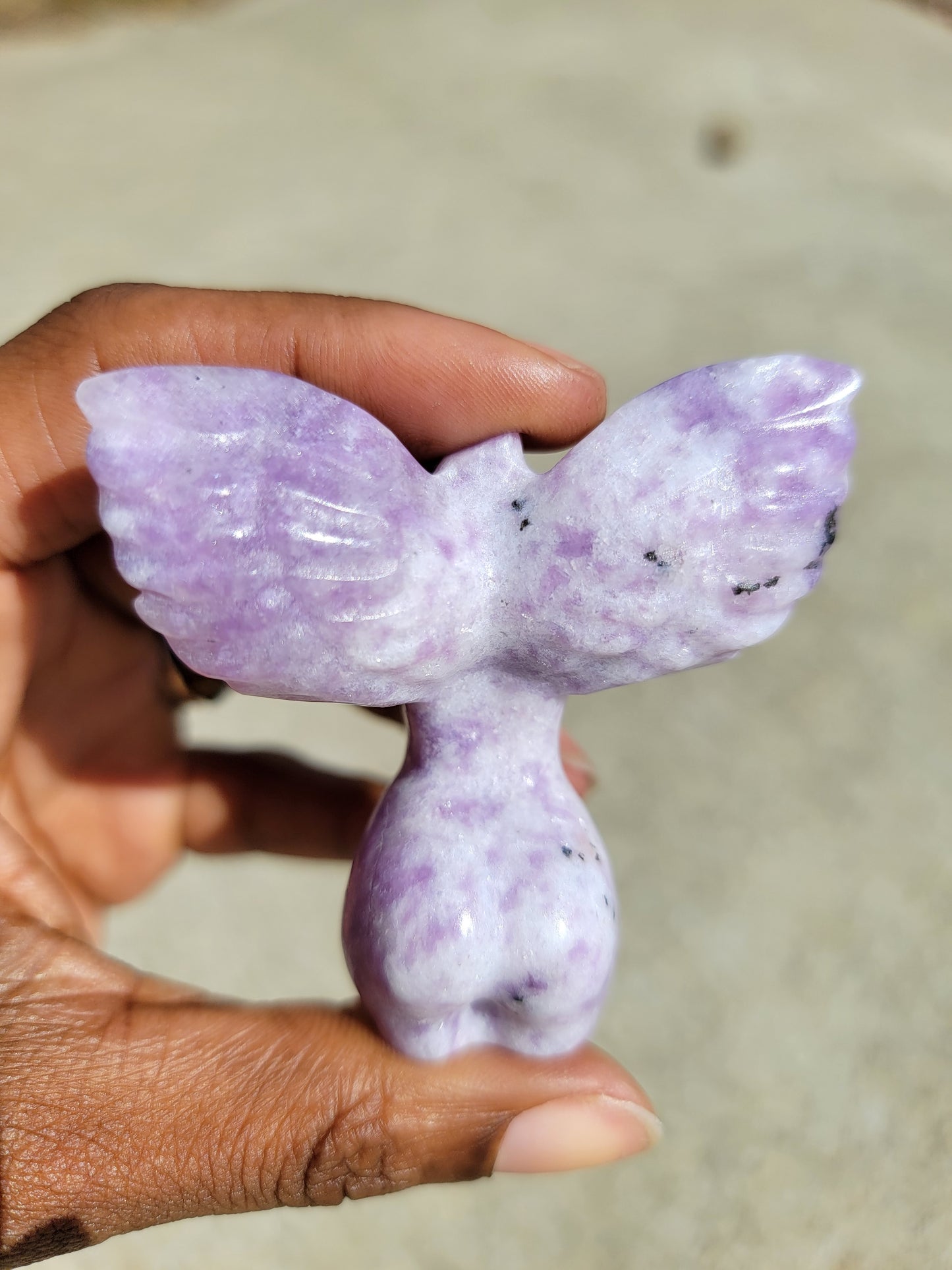 Purple Mica Angel Goddess