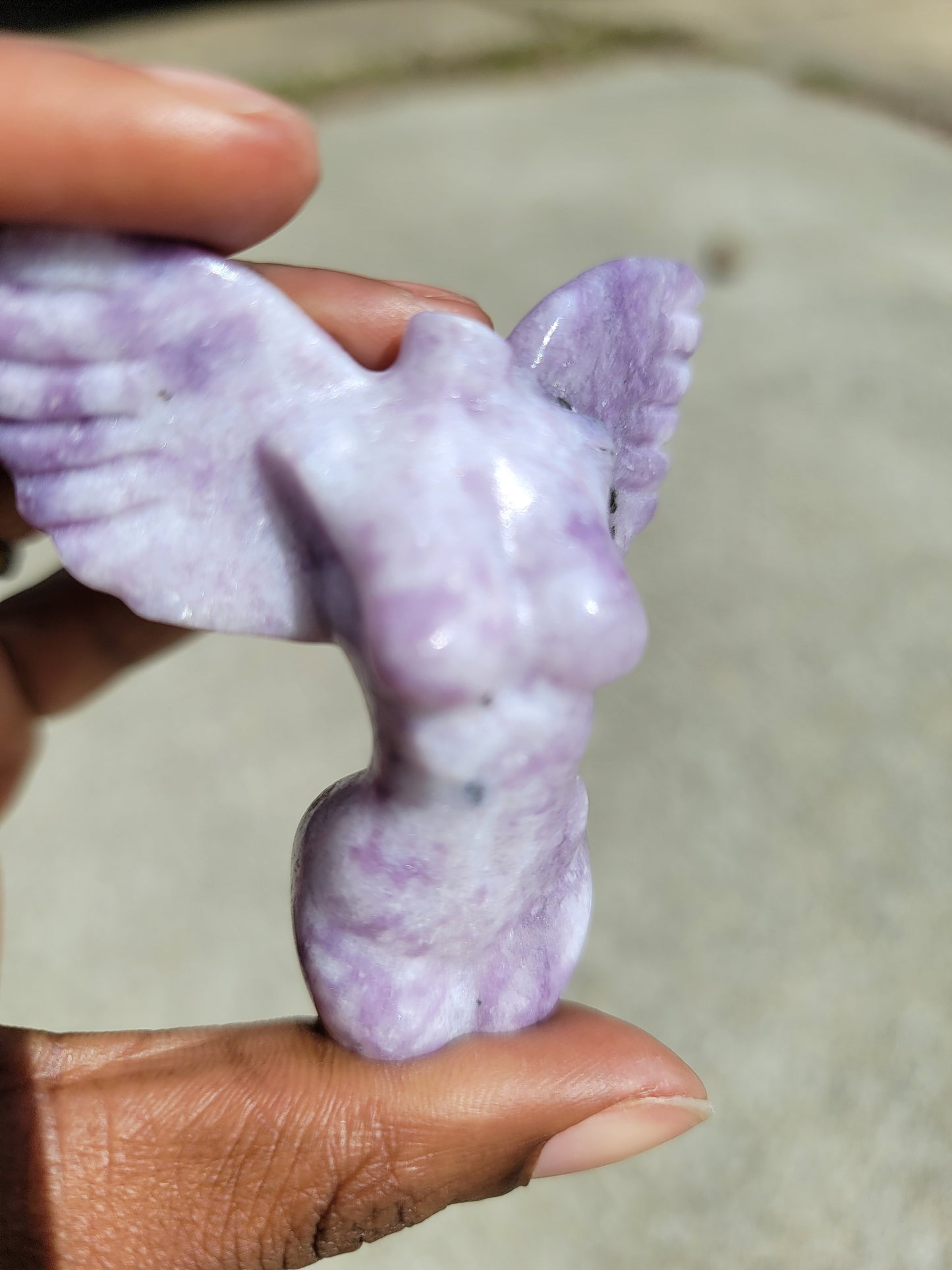 Purple Mica Angel Goddess