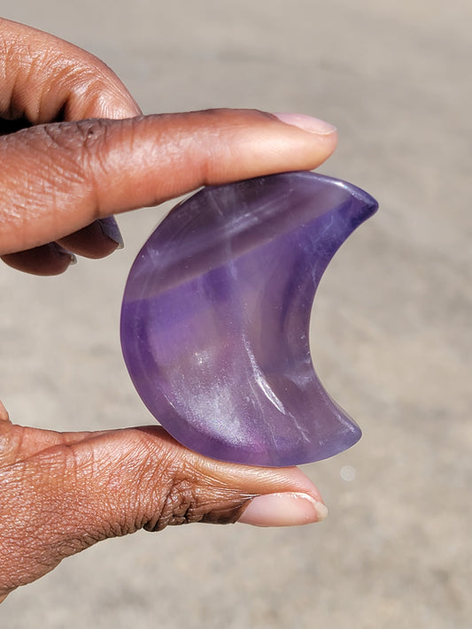 Fluorite Moon Bowl A