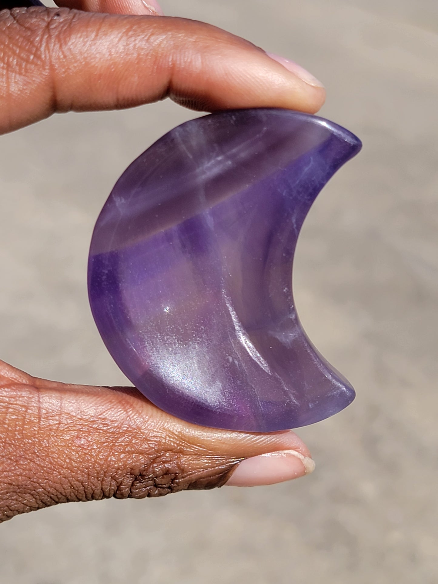 Fluorite Moon Bowl A