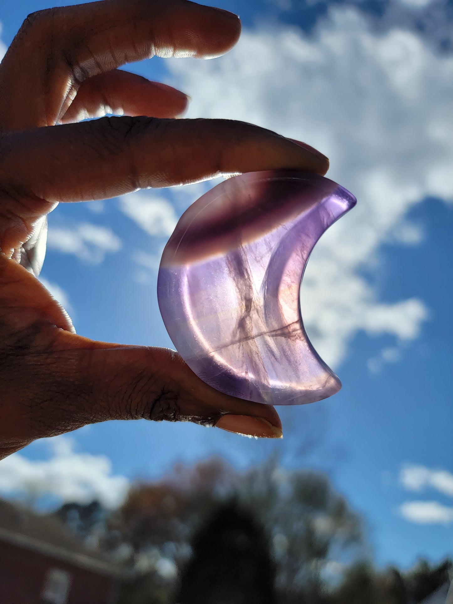 Fluorite Moon Bowl A