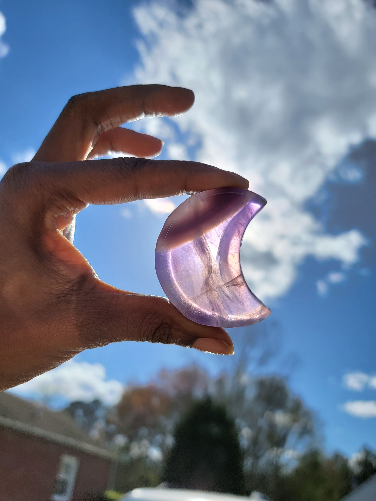 Fluorite Moon Bowl A