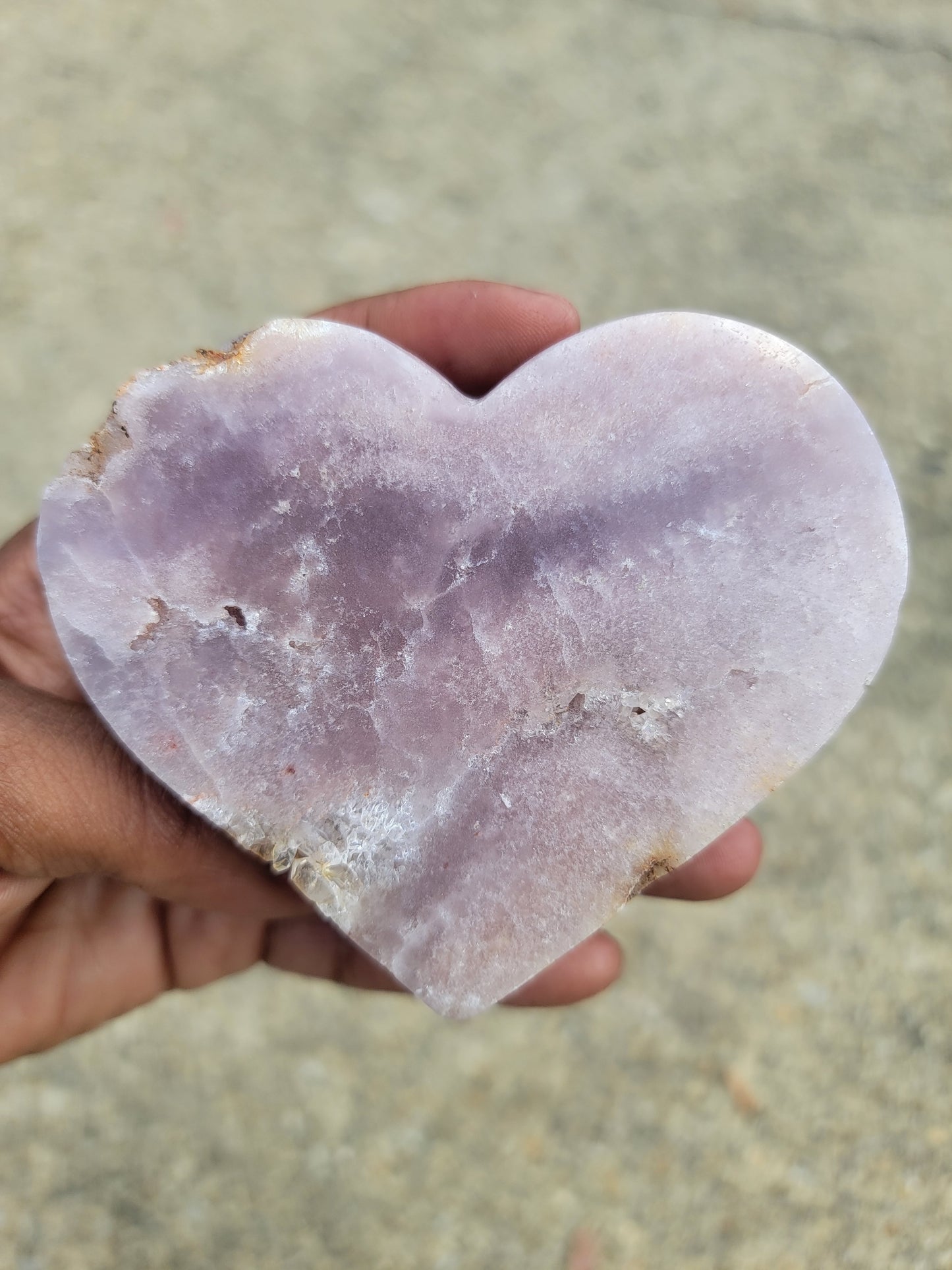 Pink Amethyst Heart