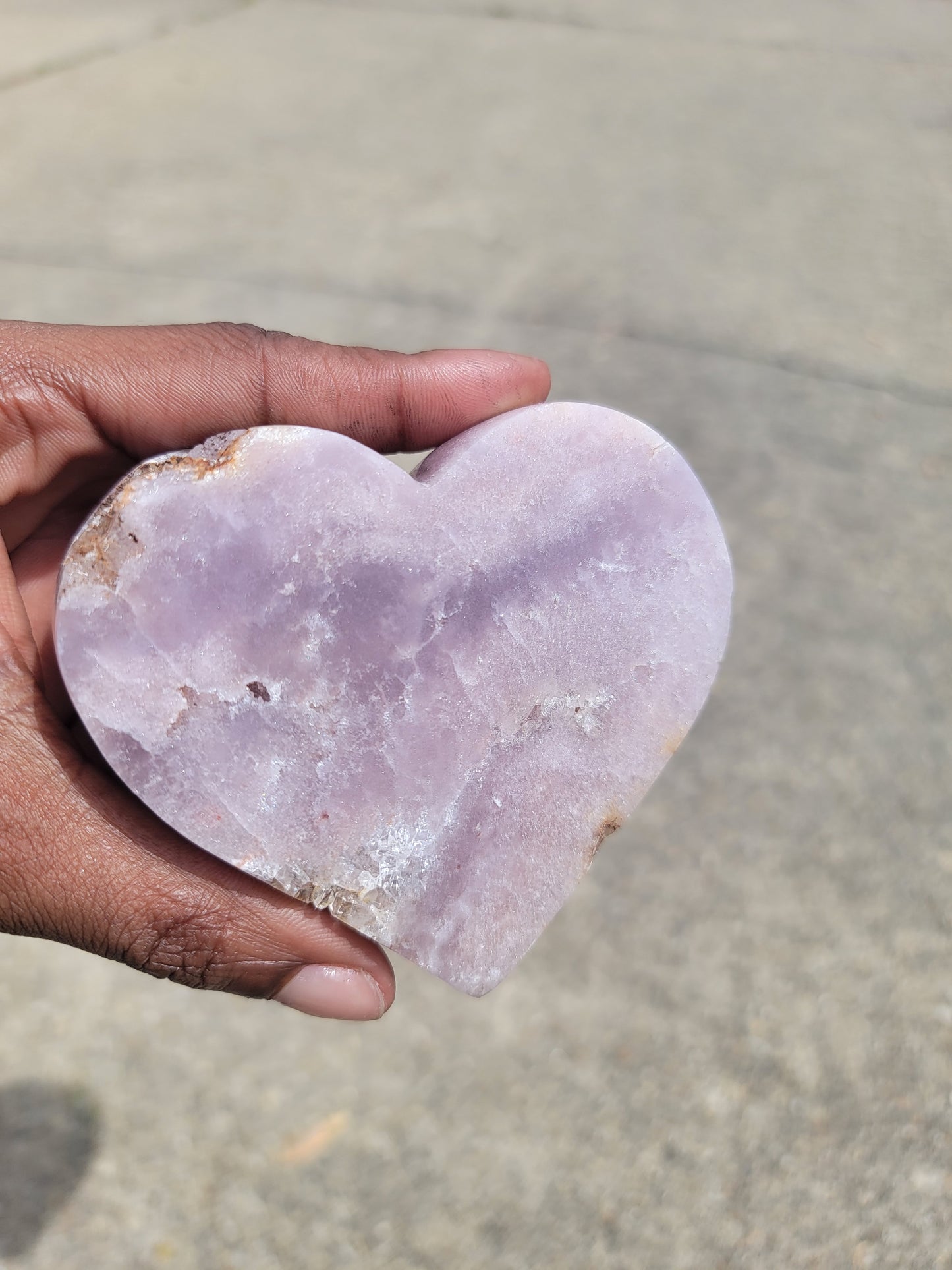 Pink Amethyst Heart