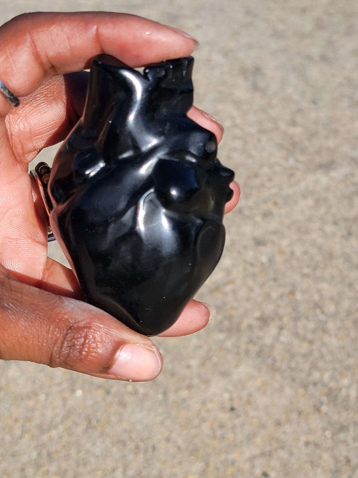 Obsidian Anatomical Heart