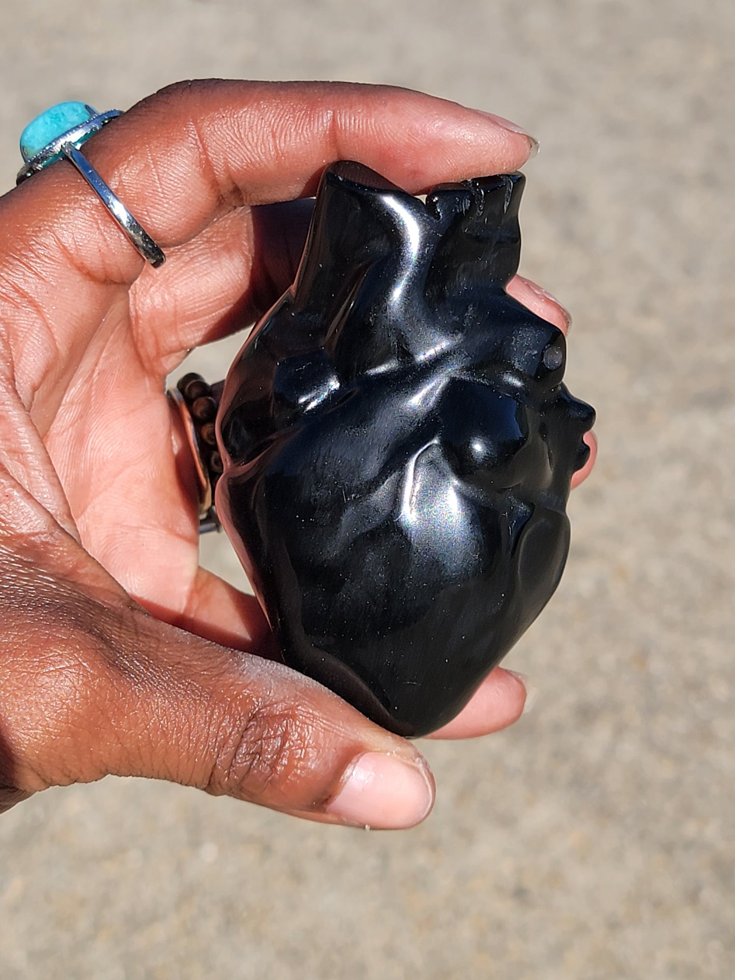 Obsidian Anatomical Heart