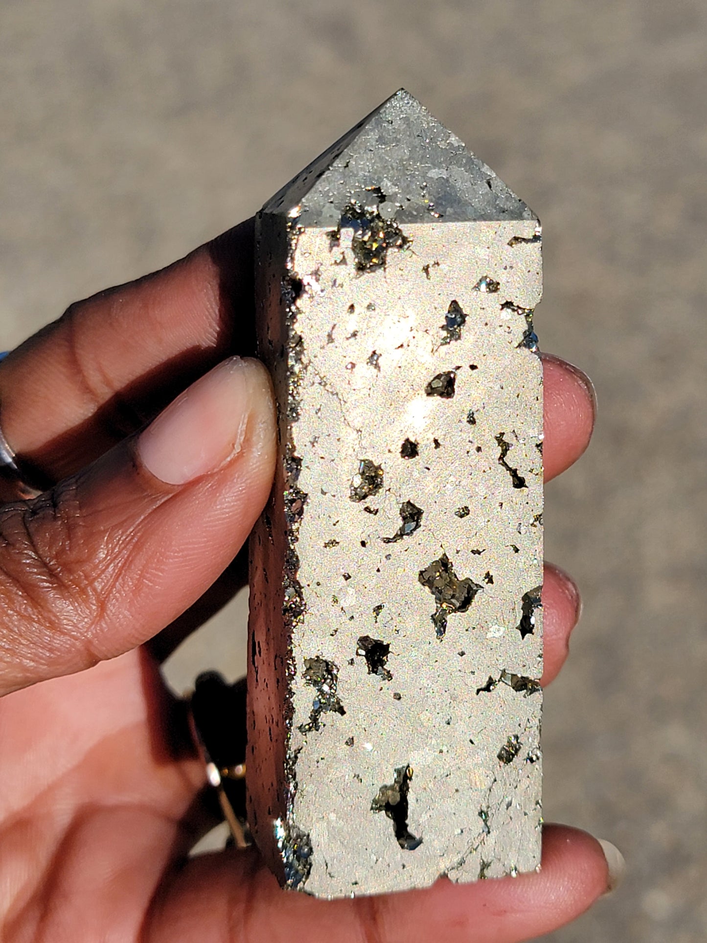 Pyrite Druzy Towers