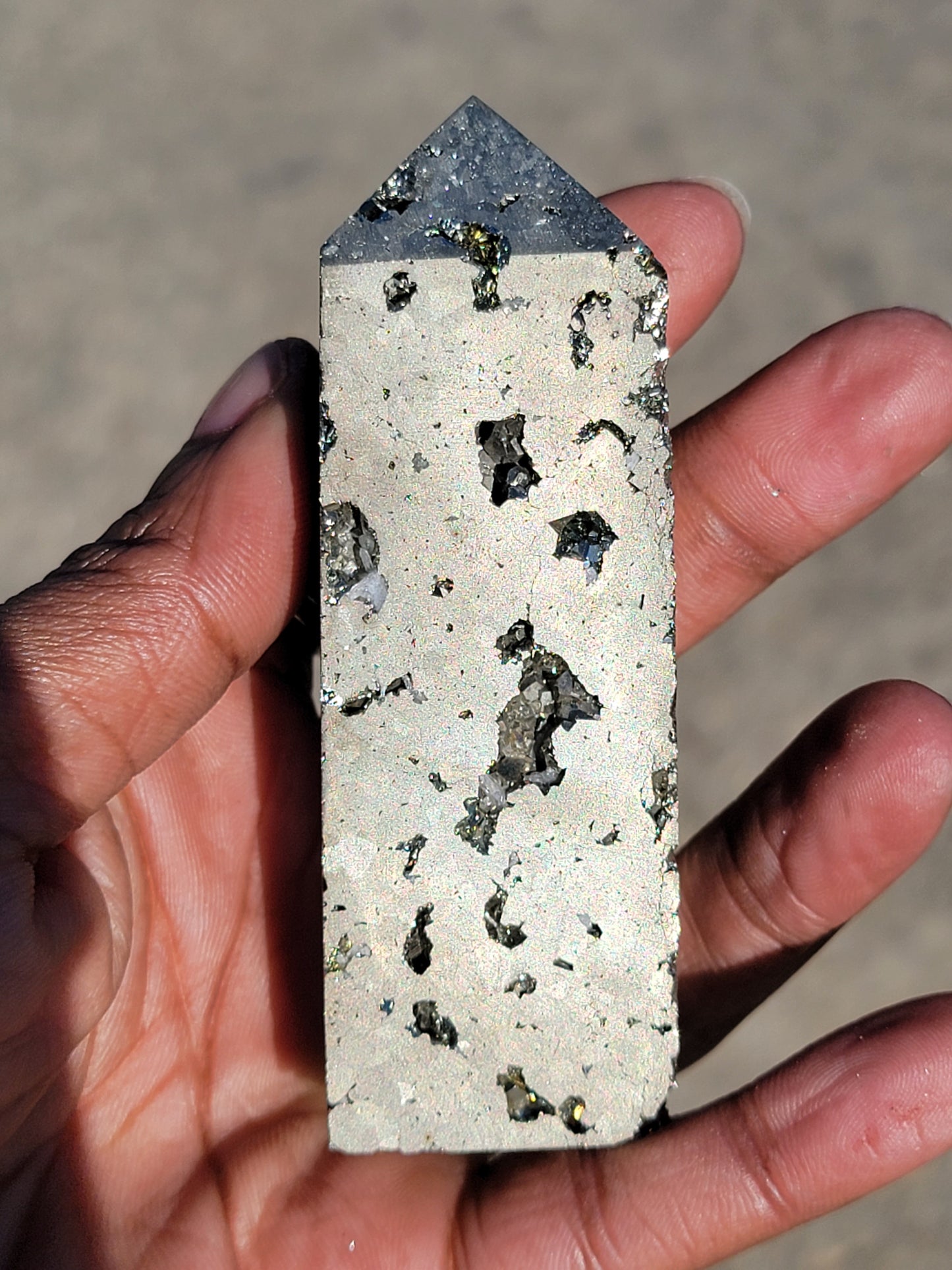 Pyrite Druzy Towers