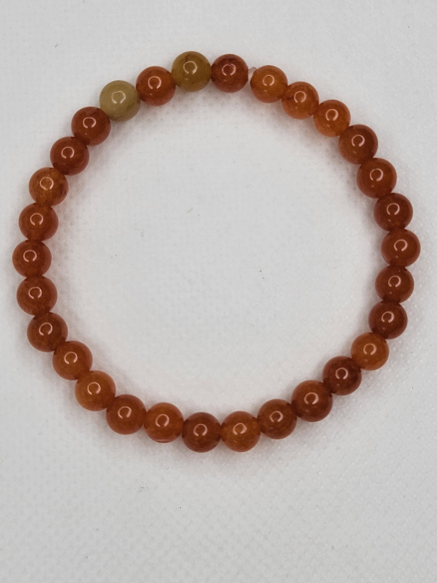 Orange Quartzite Bracelet