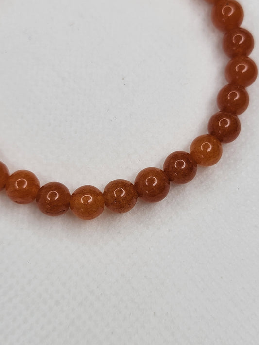 Orange Quartzite Bracelet