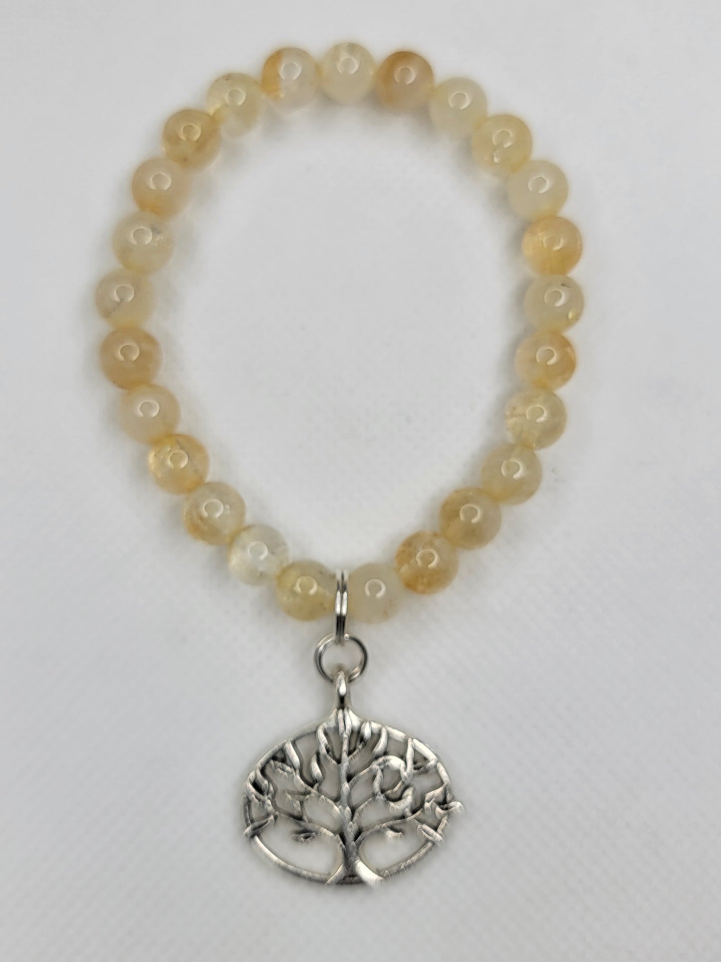 Citrine Tree Of Life Charm Bracelet