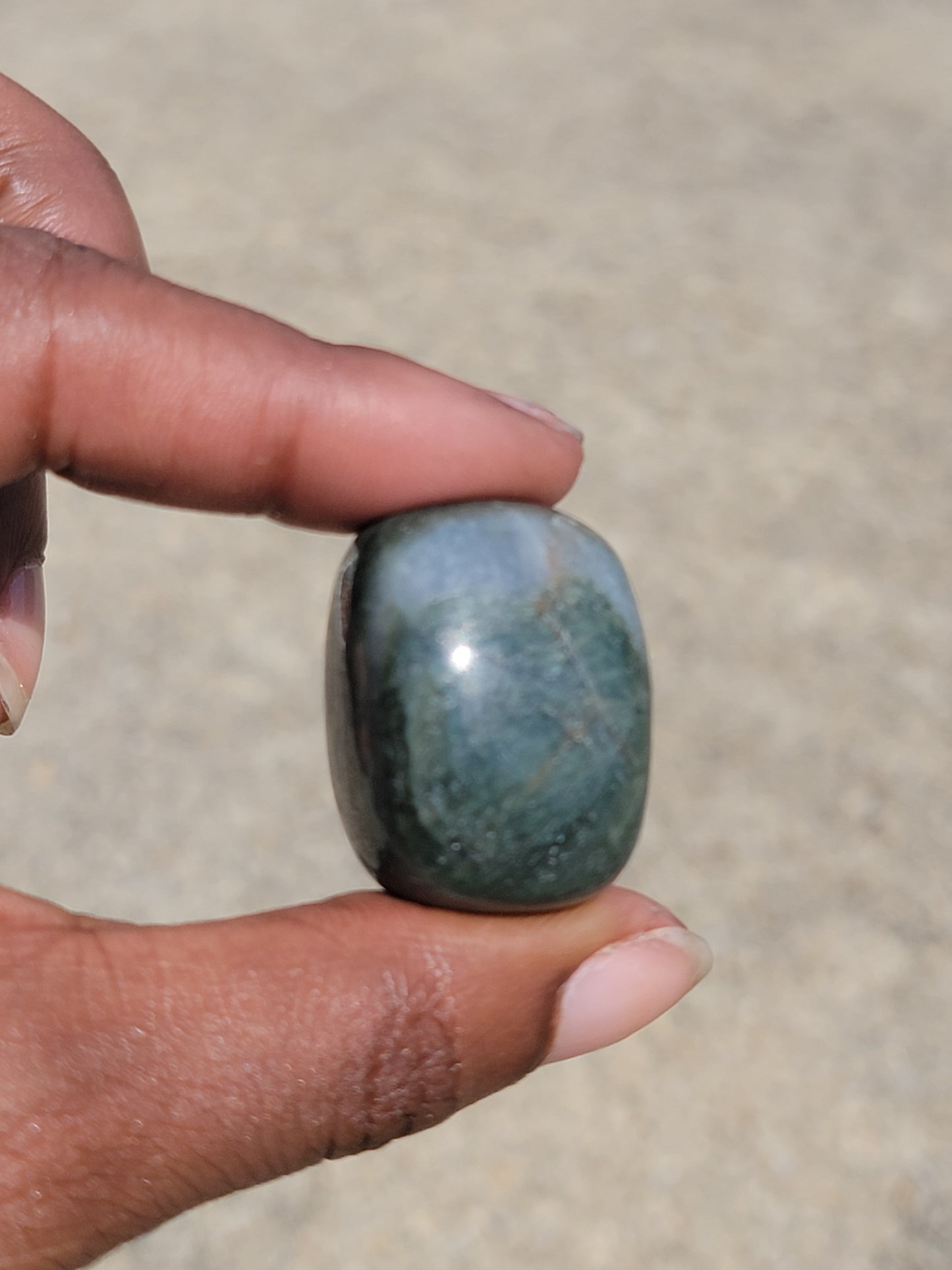 Green Vein Jasper Tumble