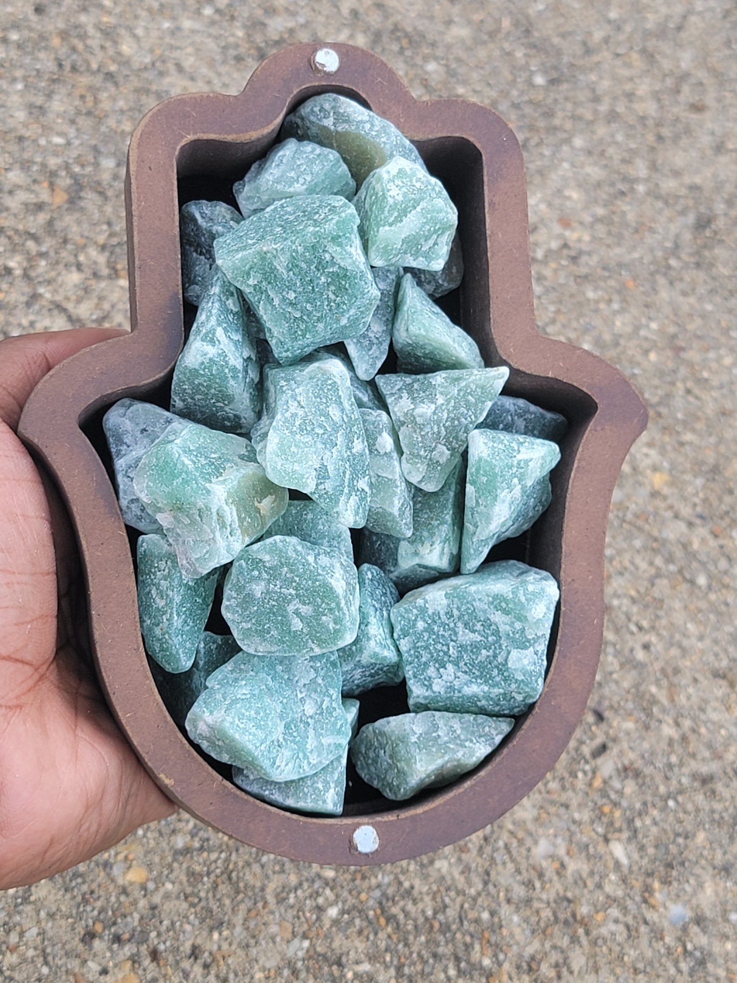 Raw Green Aventurine