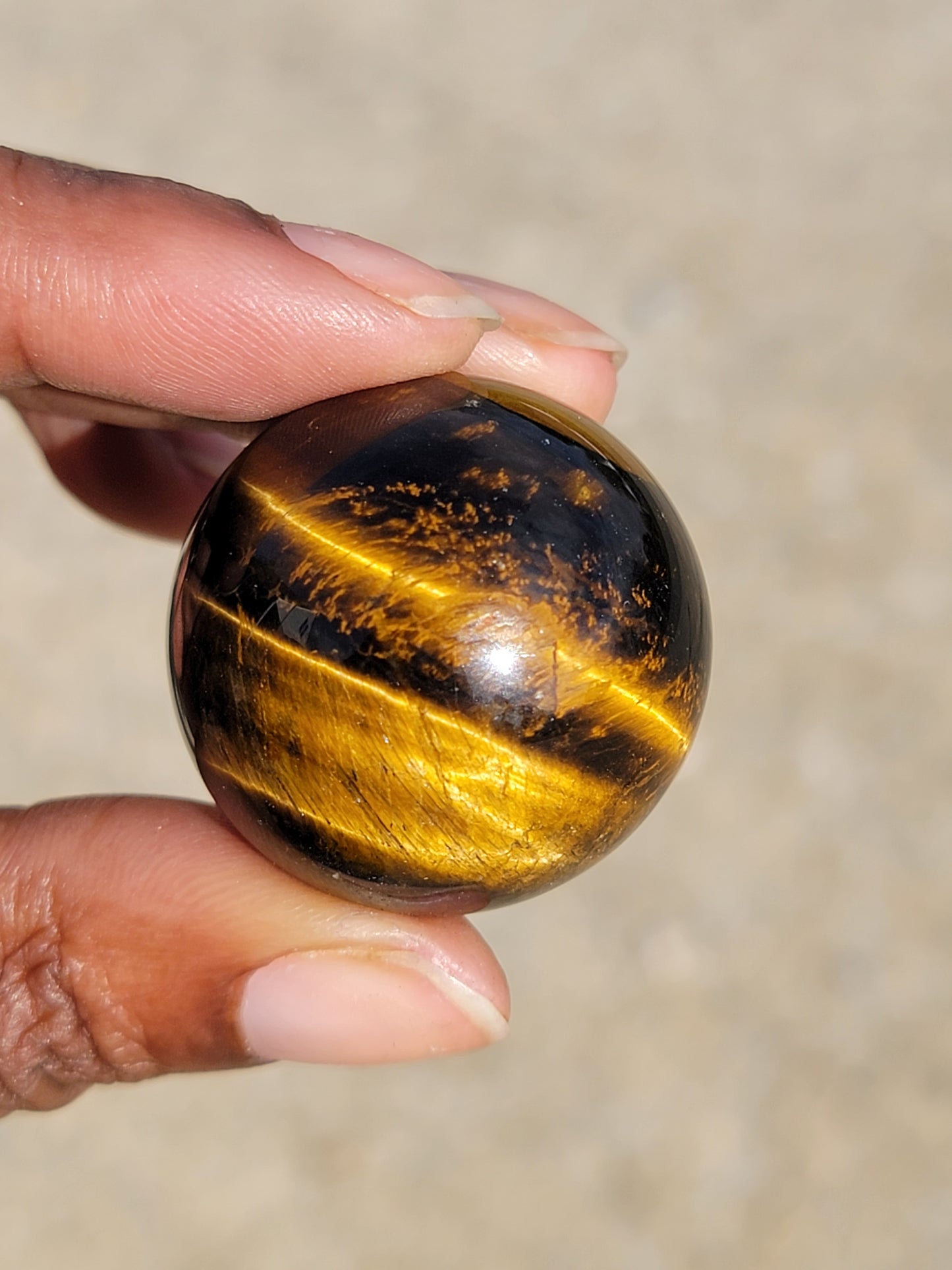 Tiger's Eye Sphere