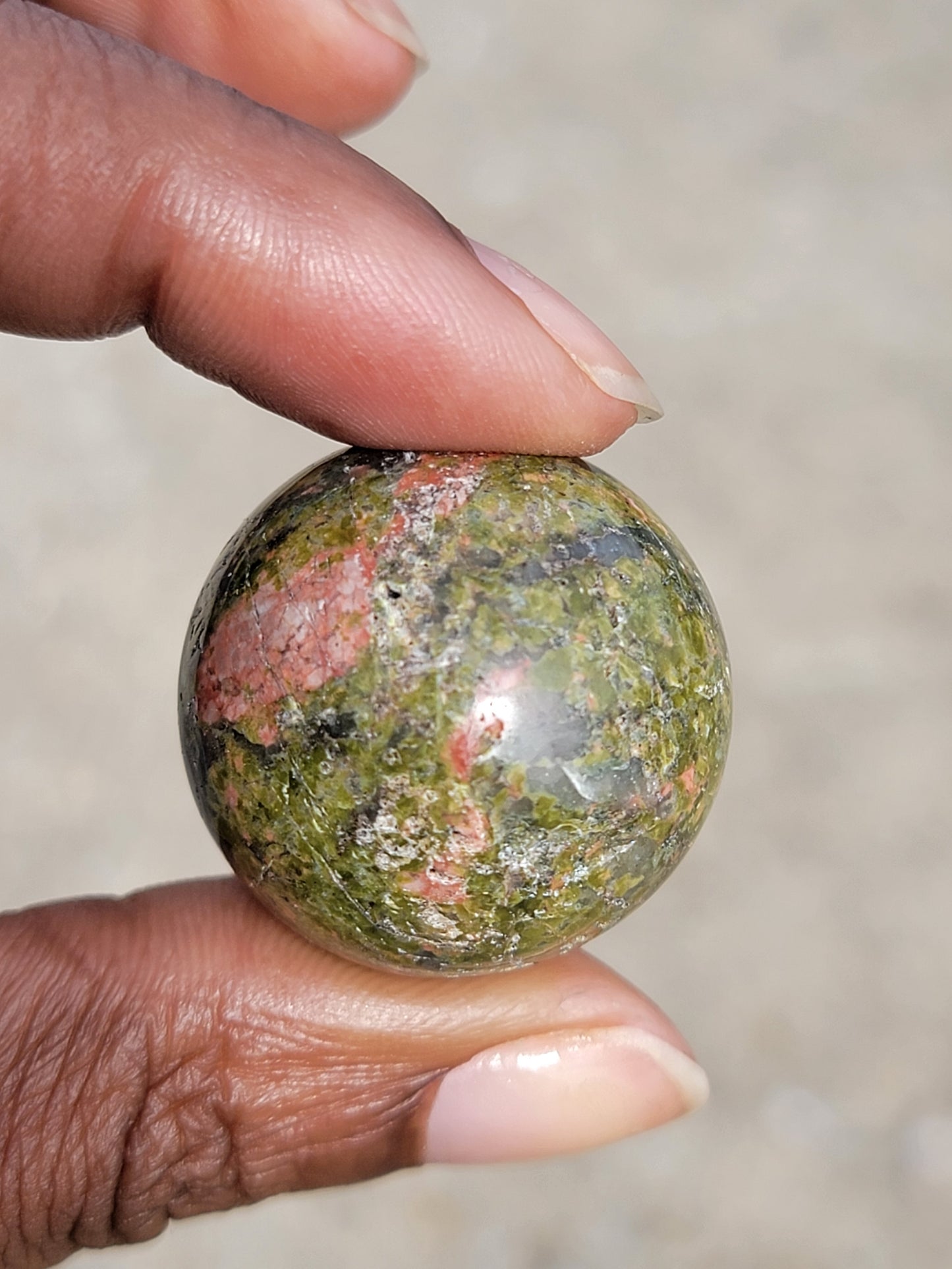 Unakite Sphere