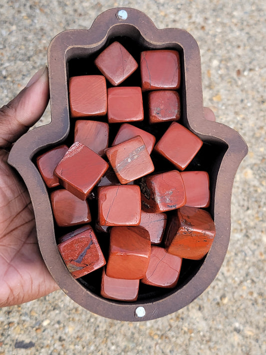 Red Jasper Cube