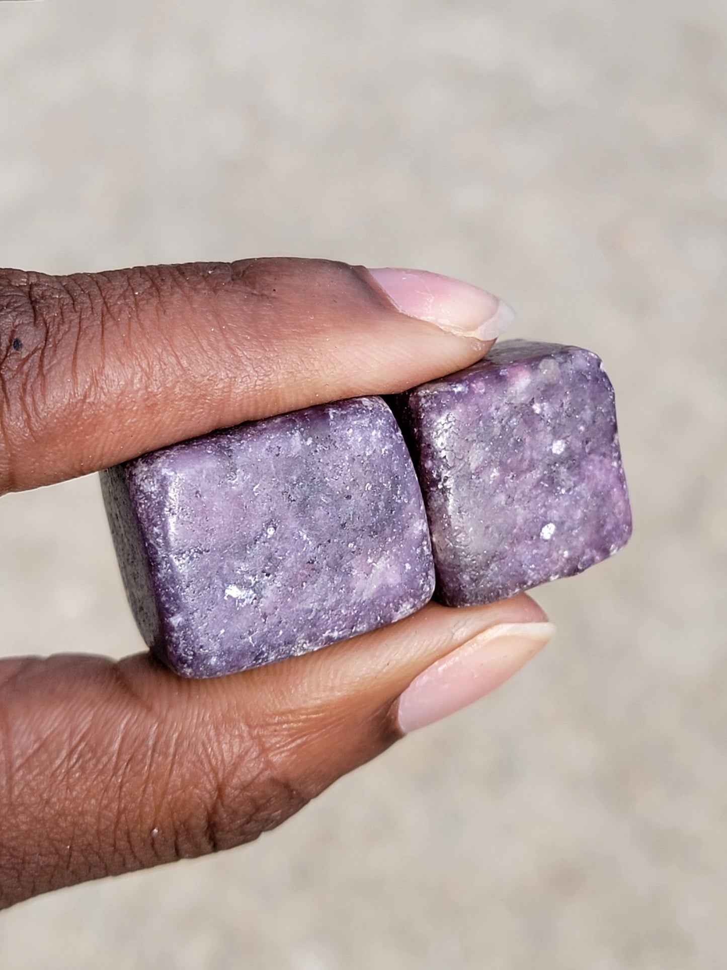 Lepidolite Cube