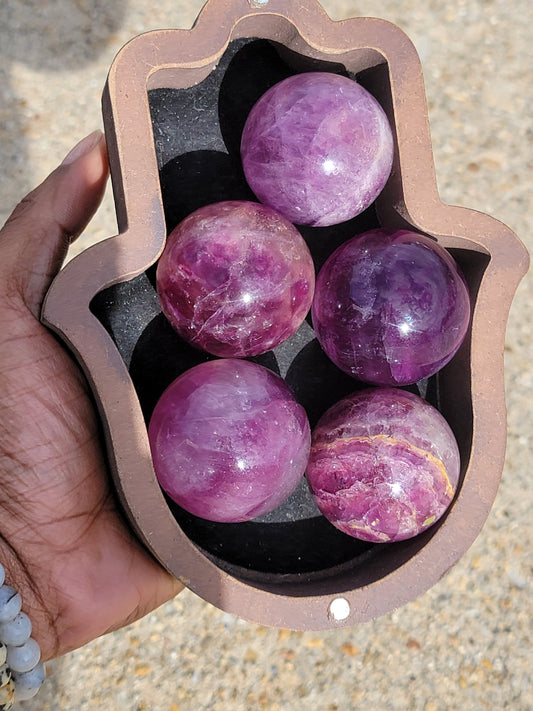 Rainbow Fluorite Sphere