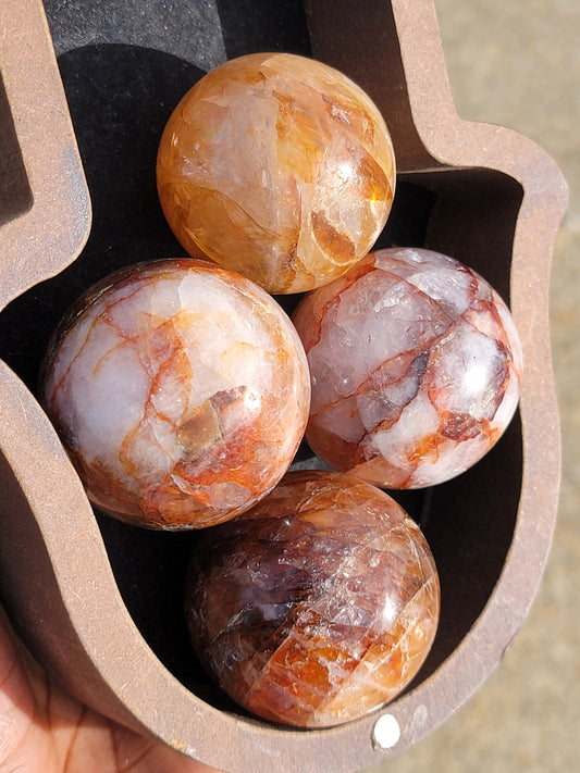 Fire Quartz Sphere