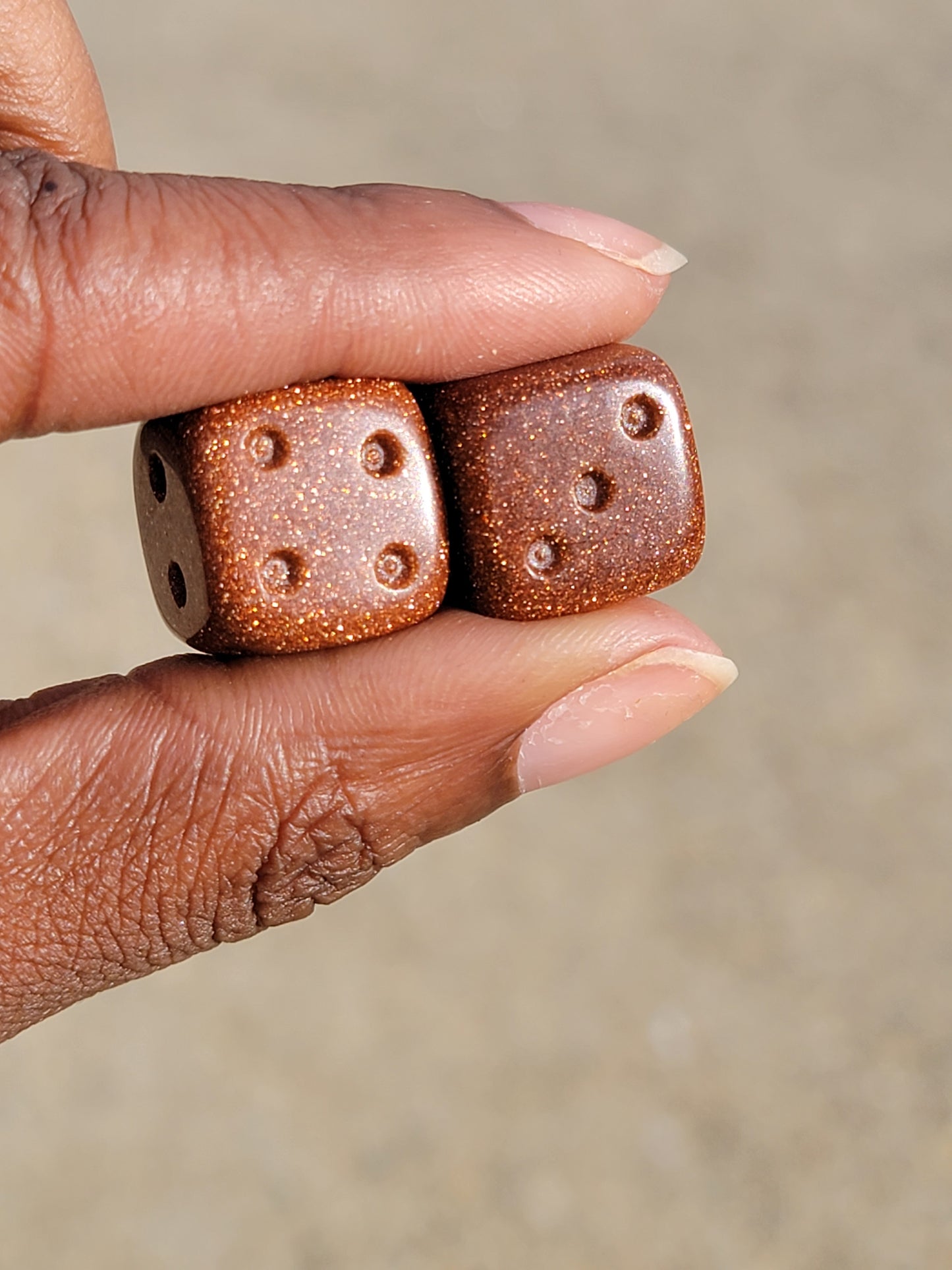 Crystal Dice (Pair)