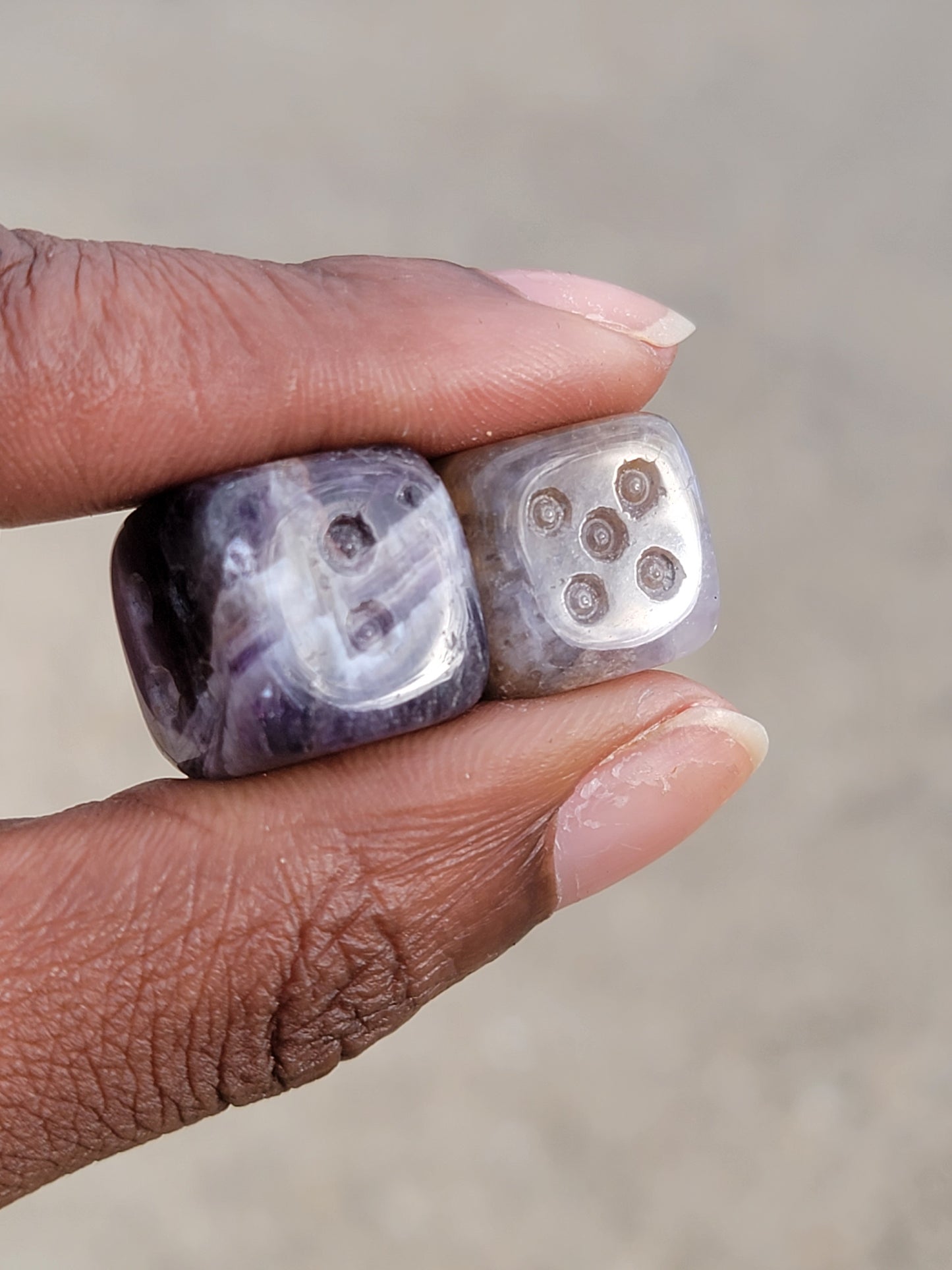 Crystal Dice (Pair)