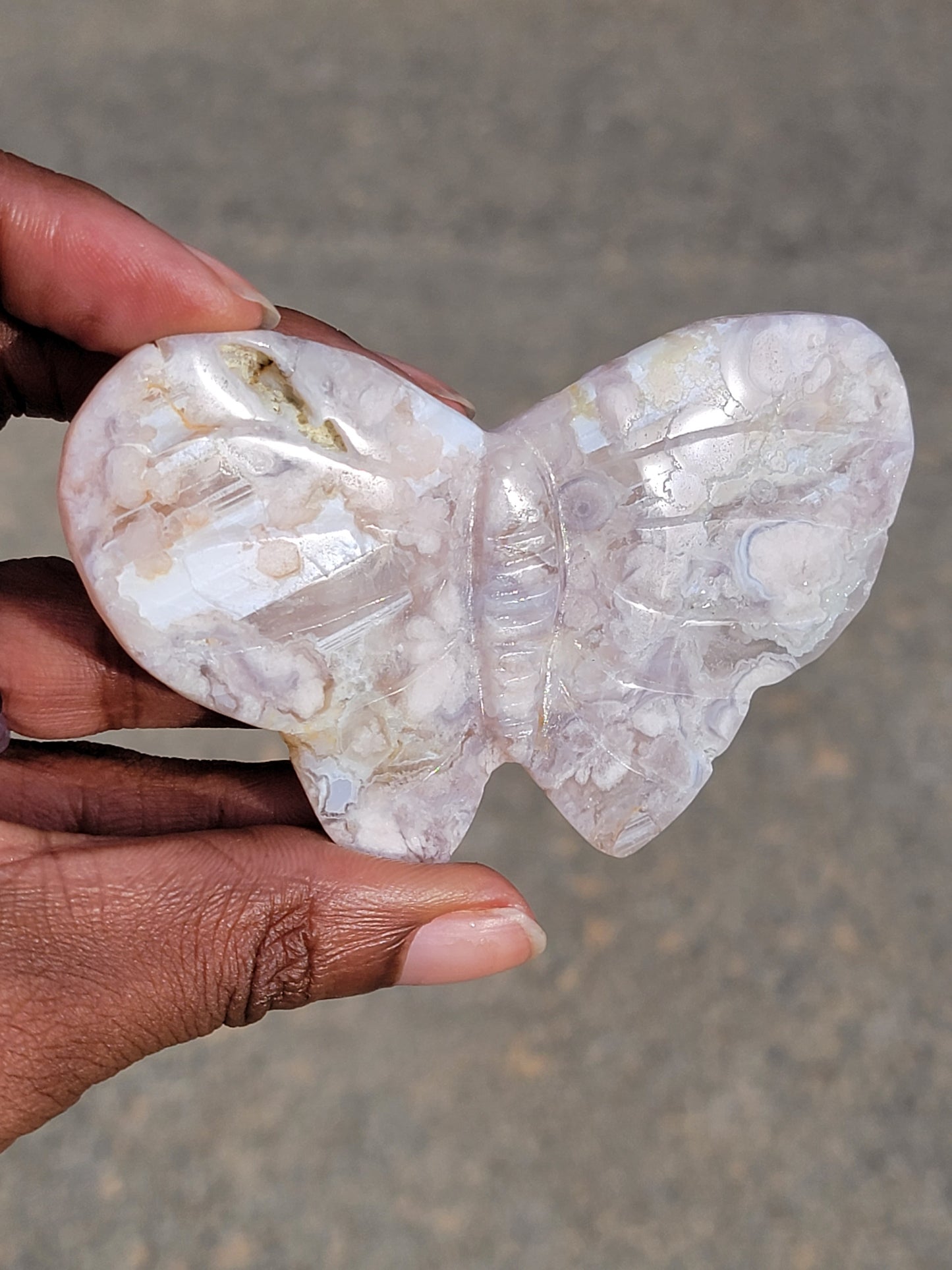 Flower Agate Butterfly