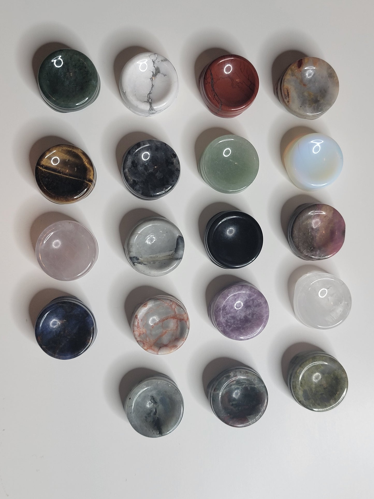 Gemstone Sphere stands