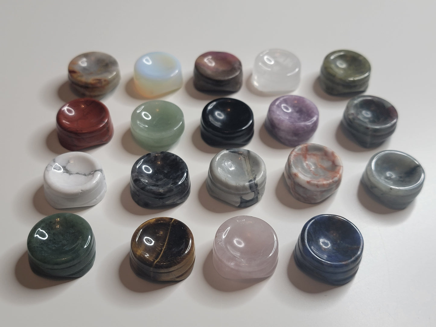 Gemstone Sphere stands