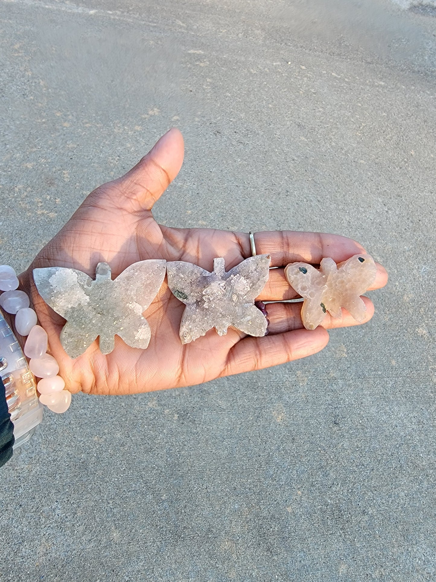 Amethyst Geode Butterflies