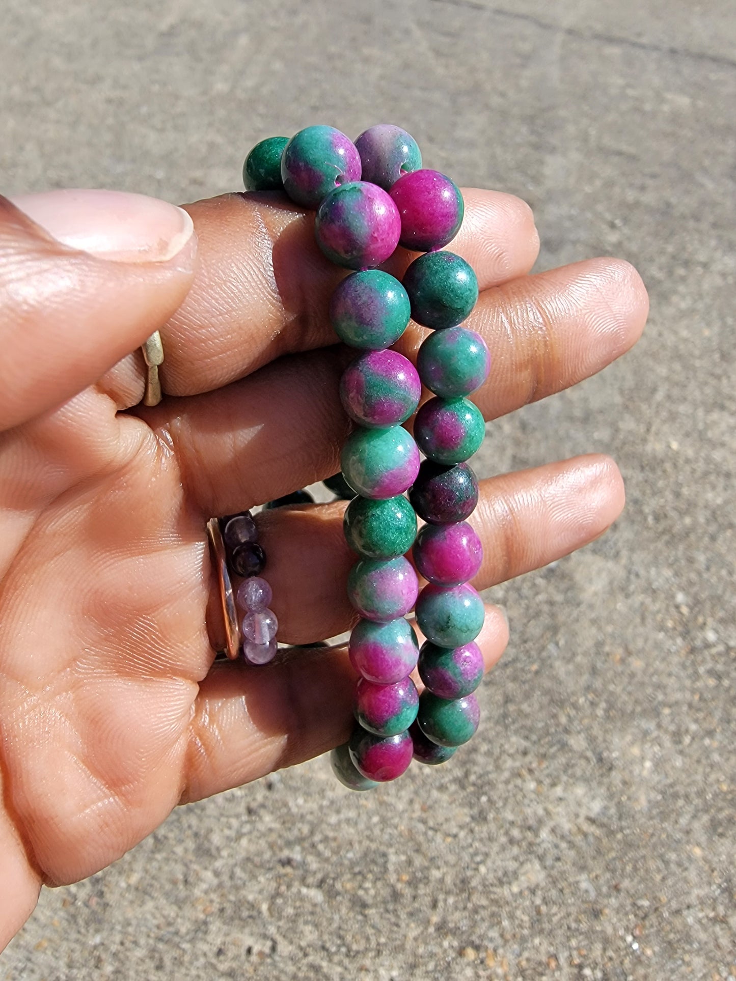 Ruby Zoisite Bracelet