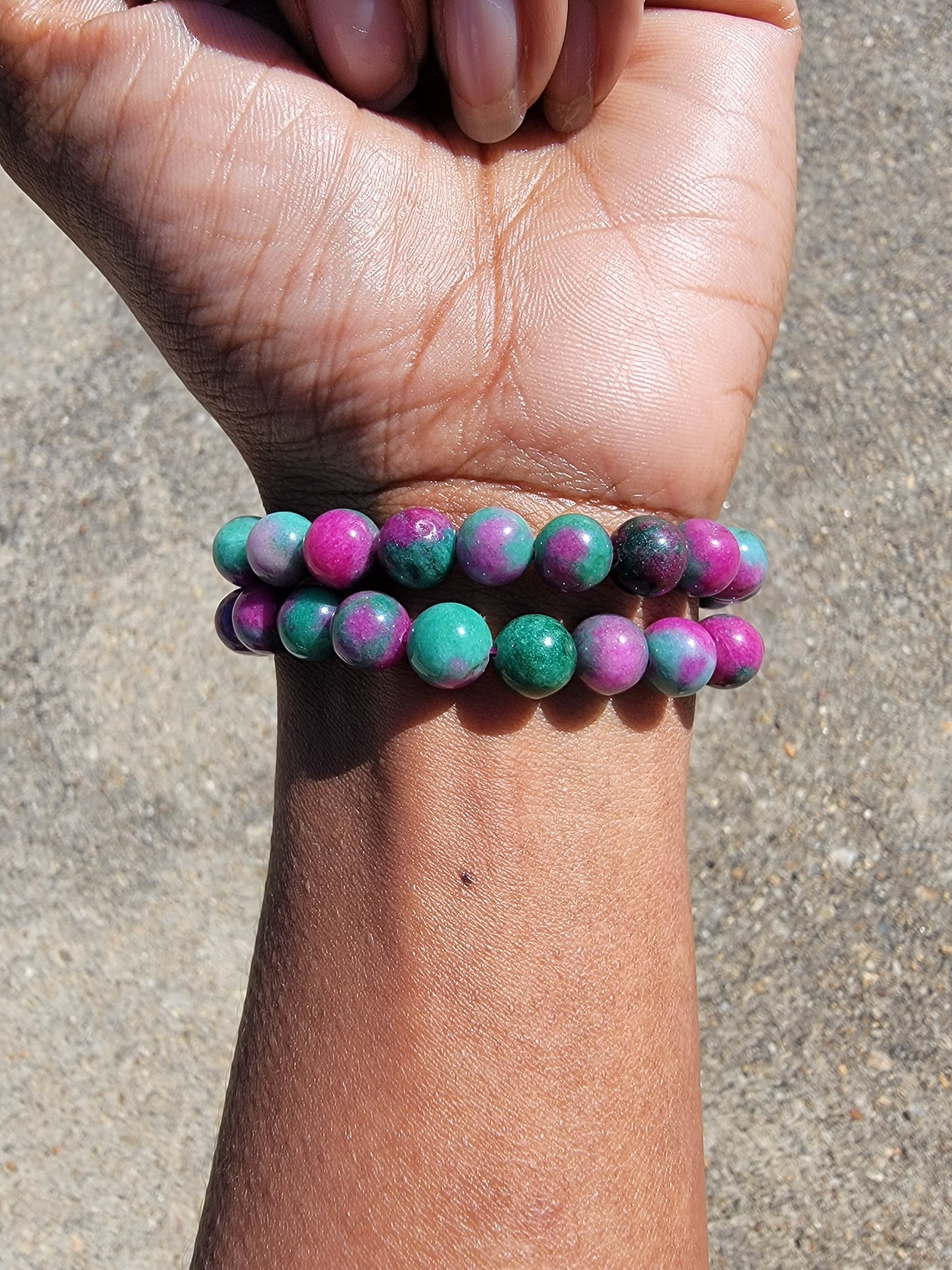 Ruby Zoisite Bracelet