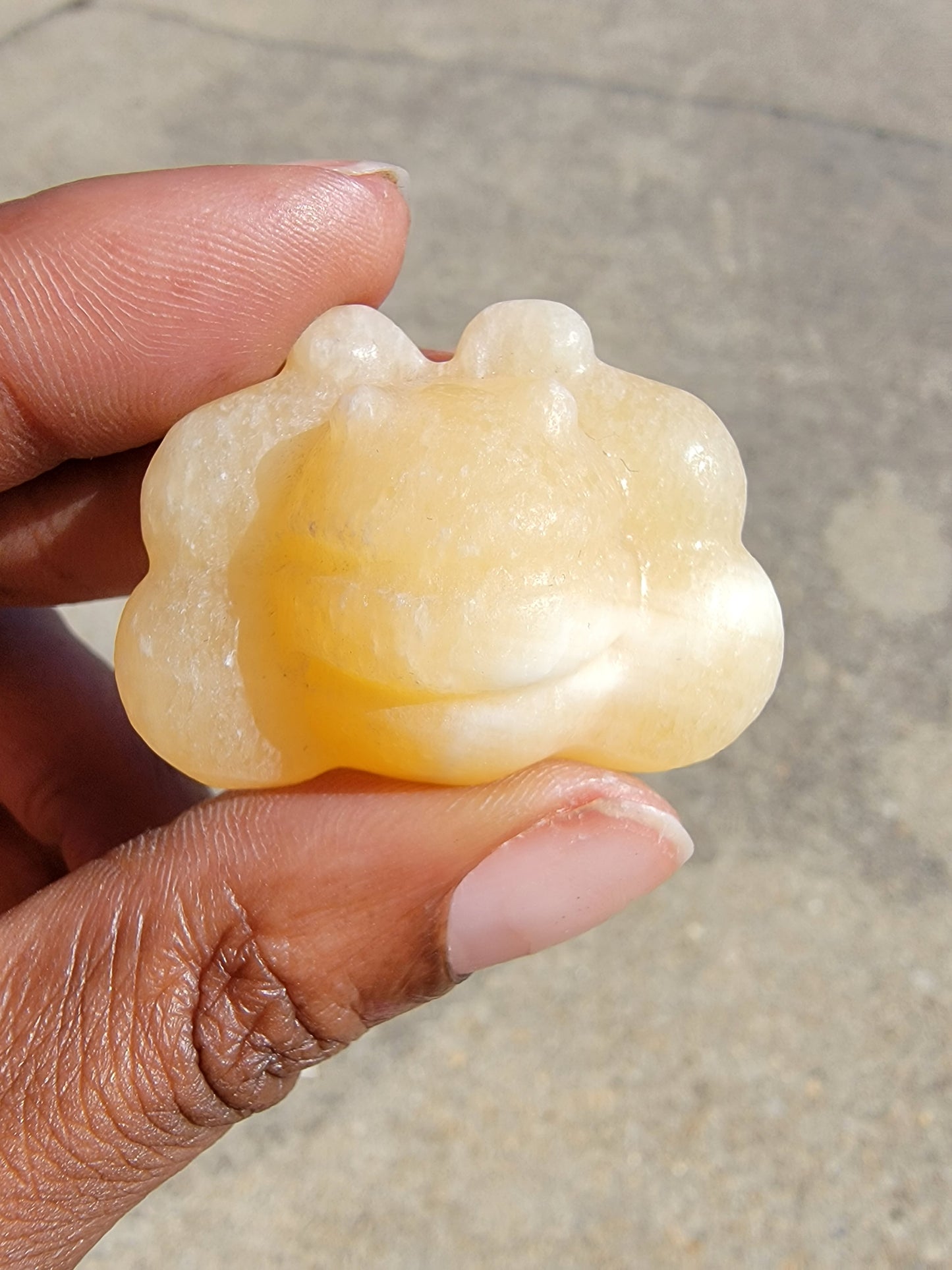 Orange Calcite Bumblebee